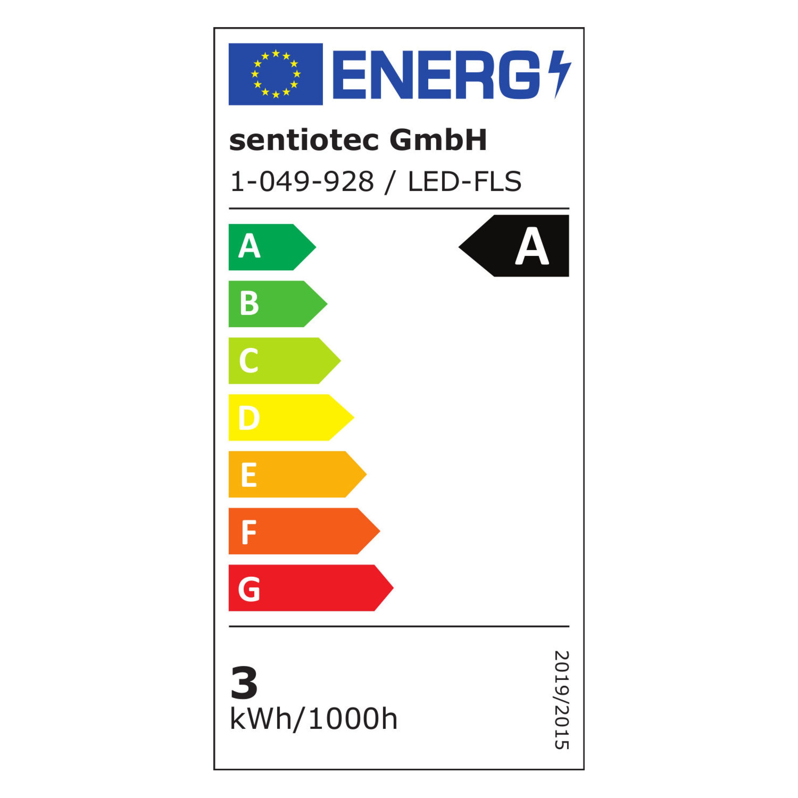 Sentiotec Saunaleuchte Sentiotec LED-Streifen 495 mm Farblicht - EEK: A++ bis A / Spektrum: