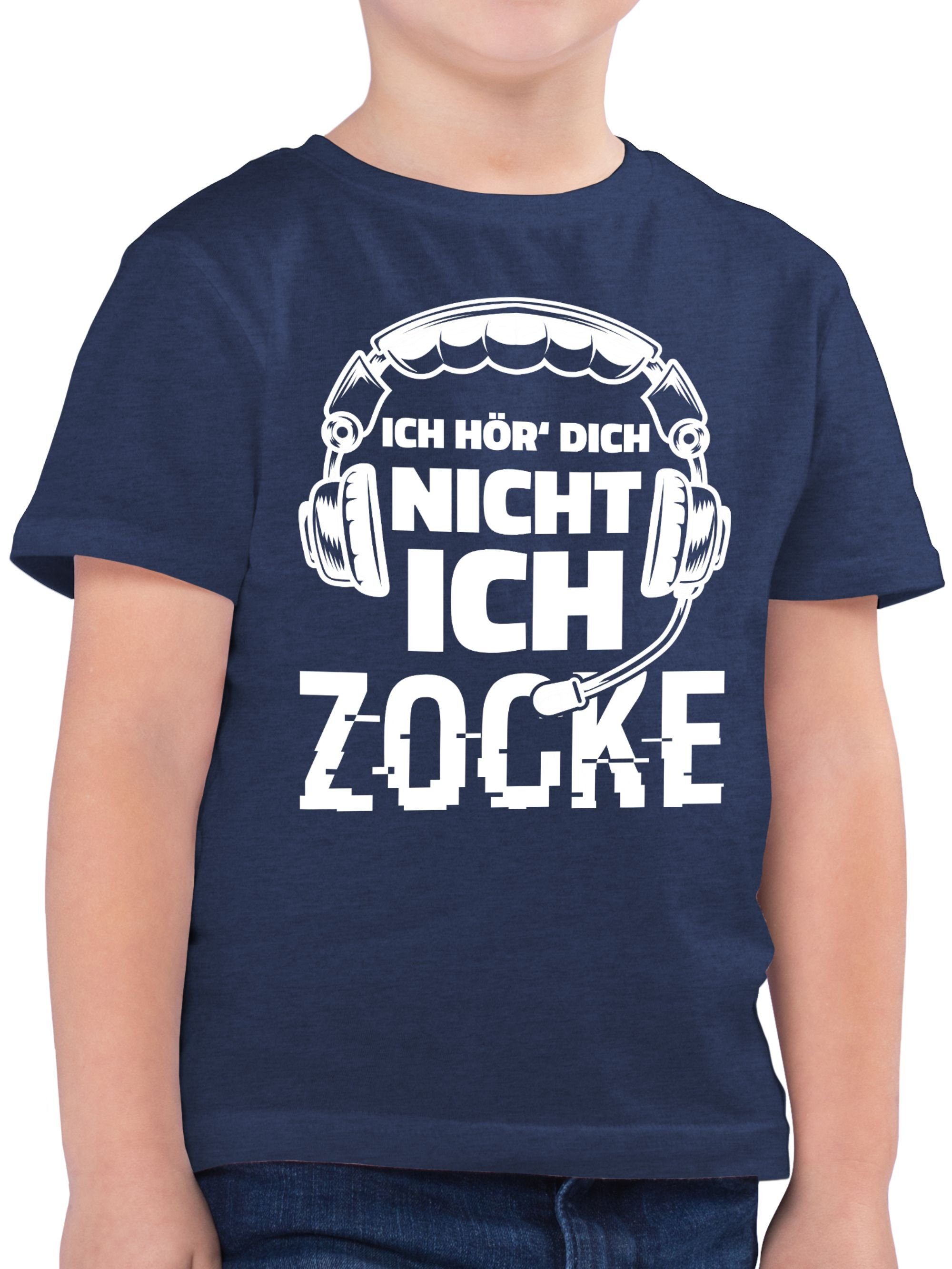 Shirtracer T-Shirt Ich hör dich nicht ich zocke - Nicht stören (1-tlg) Kinderkleidung und Co