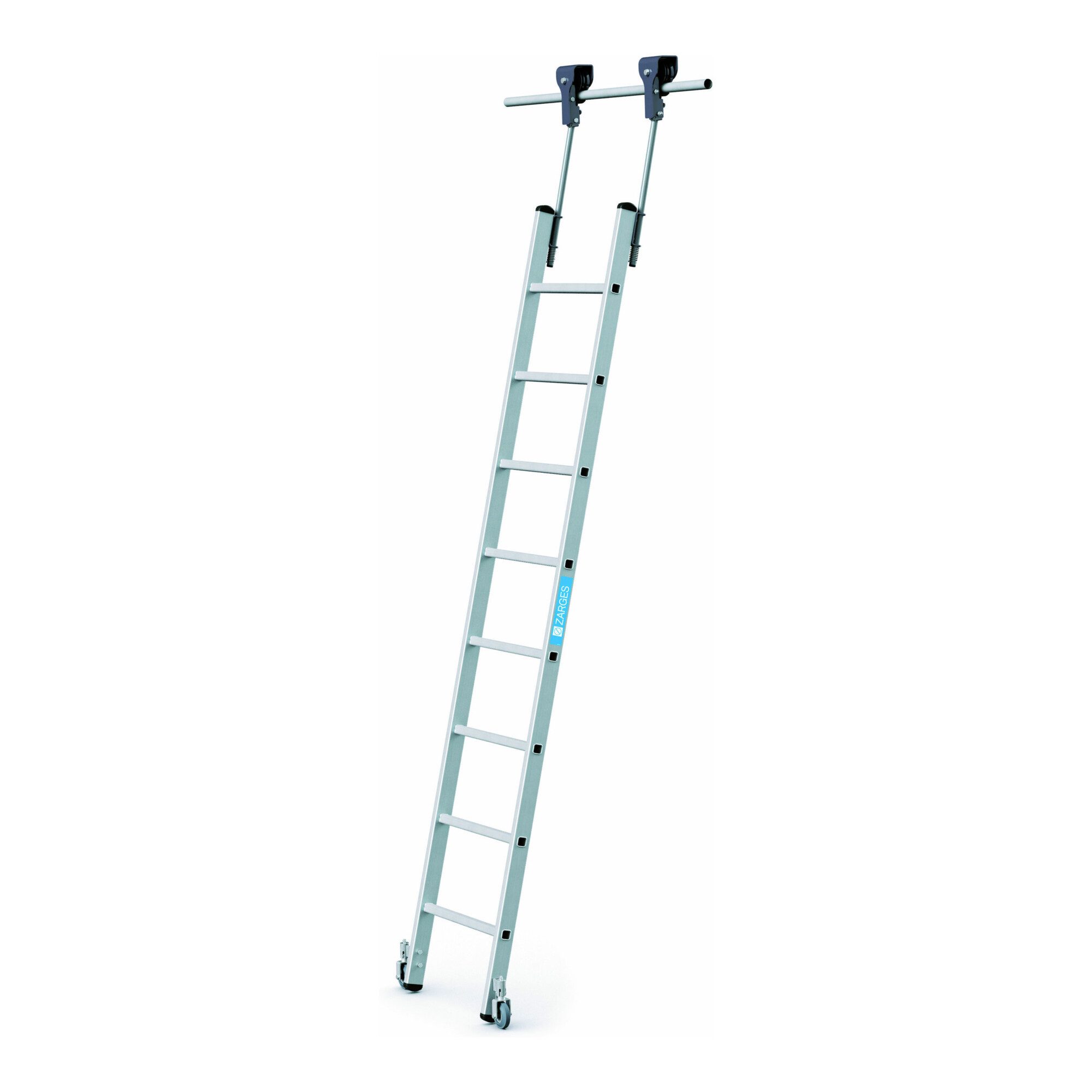 Zarges Regalleiter ZARGES Stella Trec LH - LM-Sprossen-Regalleiter 8 Sprossen