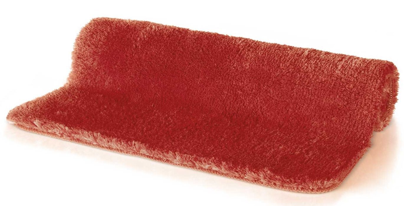 spirella Badematte Spirella Badteppich Badvorleger Duschvorleger "Fino Supersoft", Höhe 25 mm, Badteppich Hochflor, Für Fussbodenheizung geeignet, Polyester, rechteckig