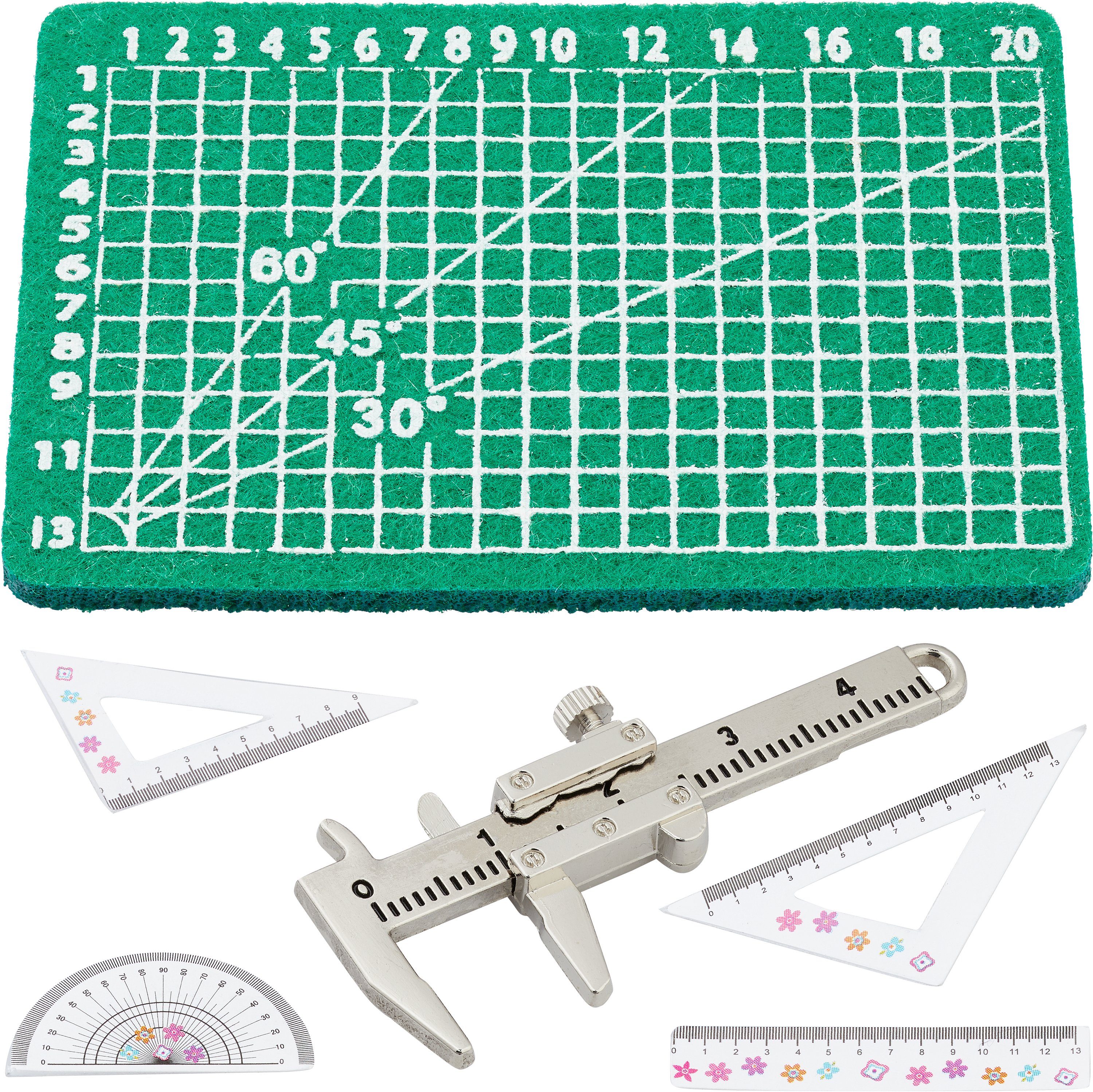 HobbyFun Dekofigur Miniatur 6-teilig Bastelset