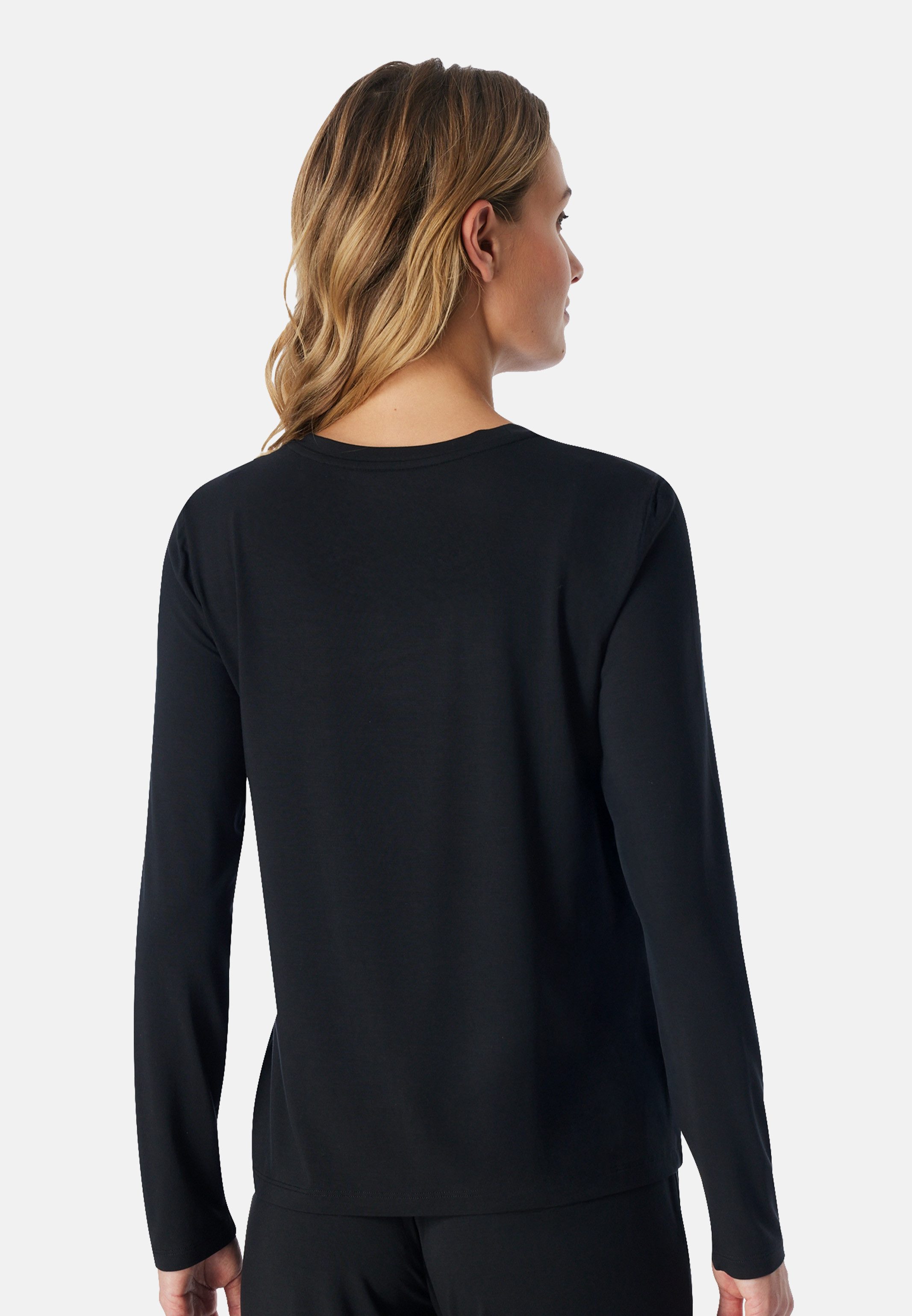 Schiesser Pyjamaoberteil Mix & Relax (1-tlg) Schlafanzug Oberteil - Blickdicht - Elastisches Material für Komfort