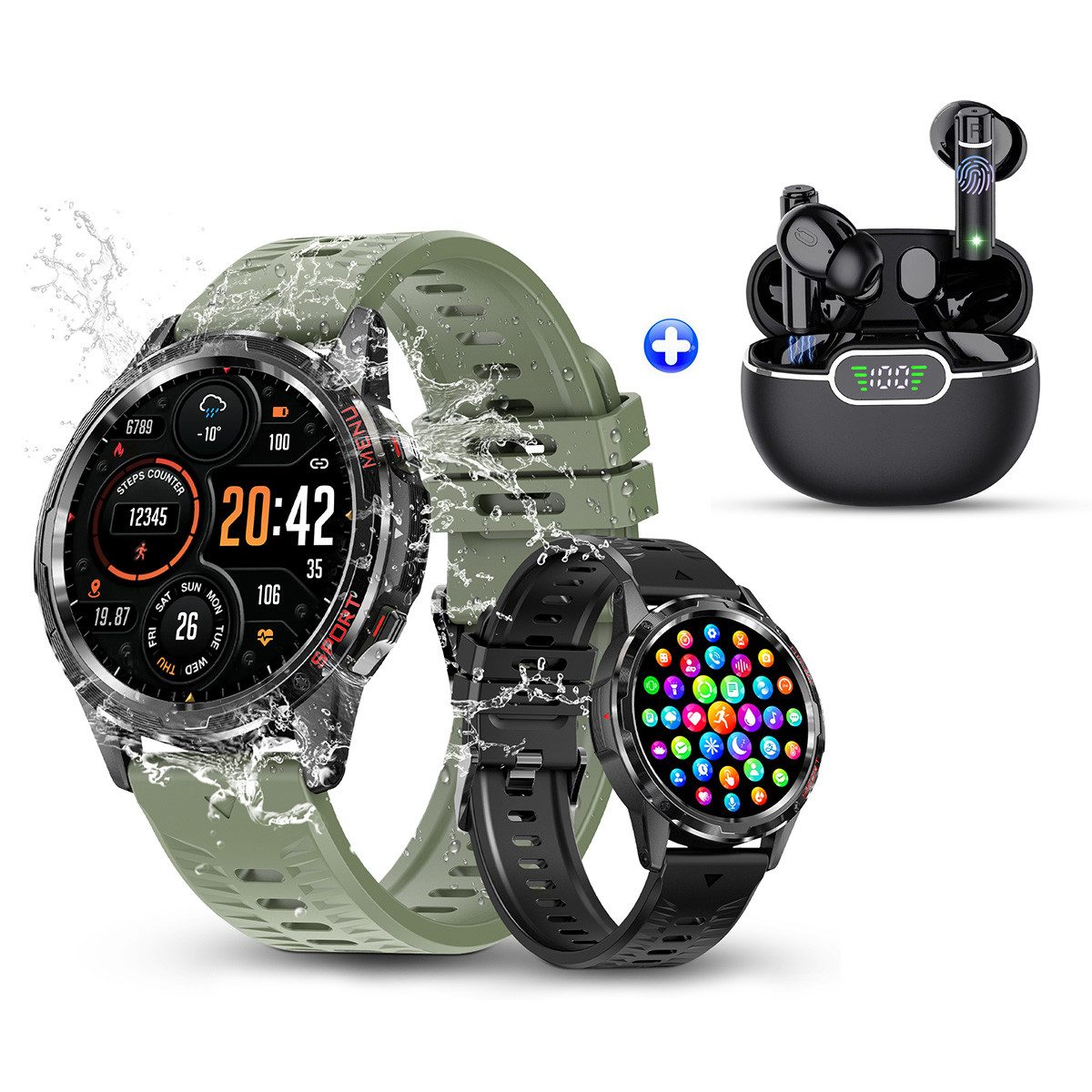 HYIEAR Smartwatch 1,32