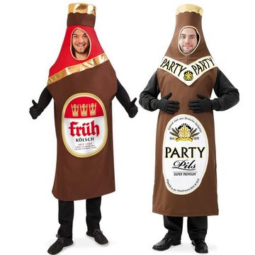Fries Lebensmittel-Kostüm Bierflasche für Erwachsene