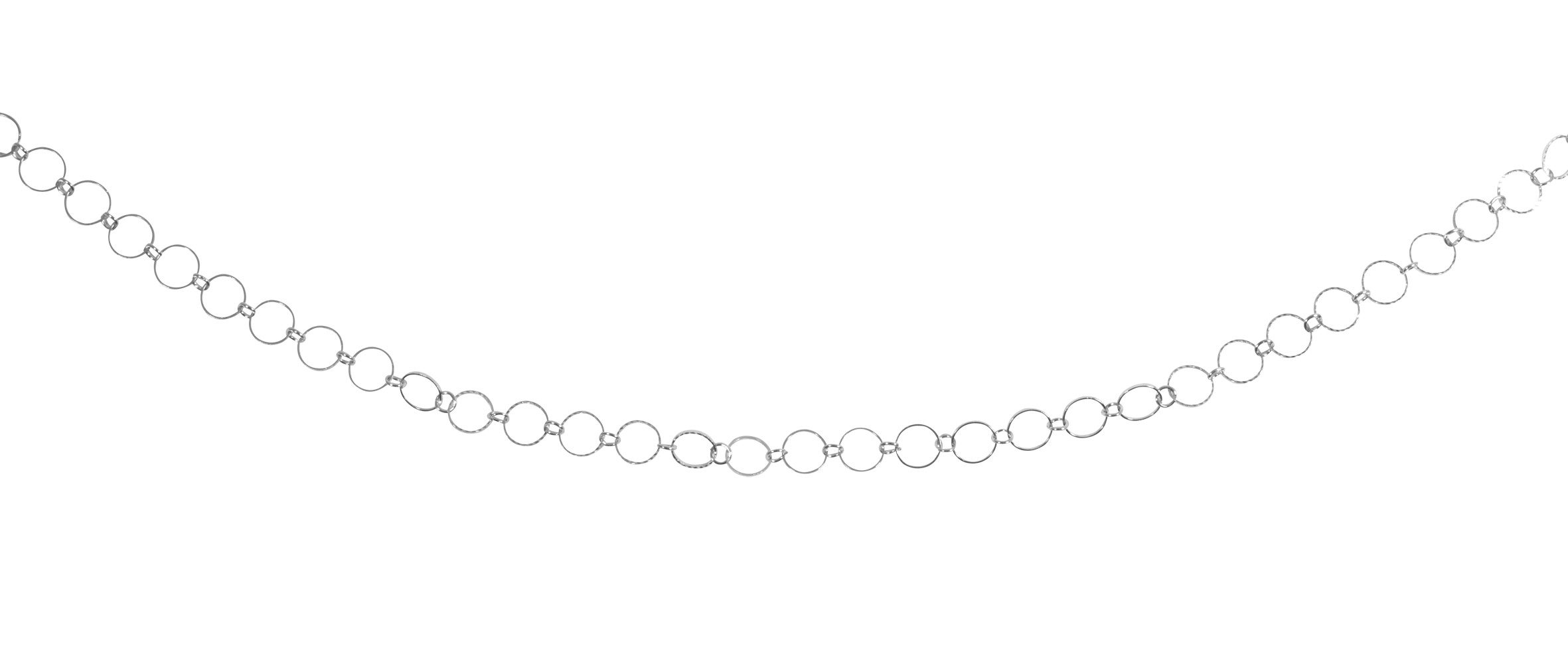 Rayher Ketten-Set Gliederkette Ringe geprägt, Länge 80 cm günstig online kaufen