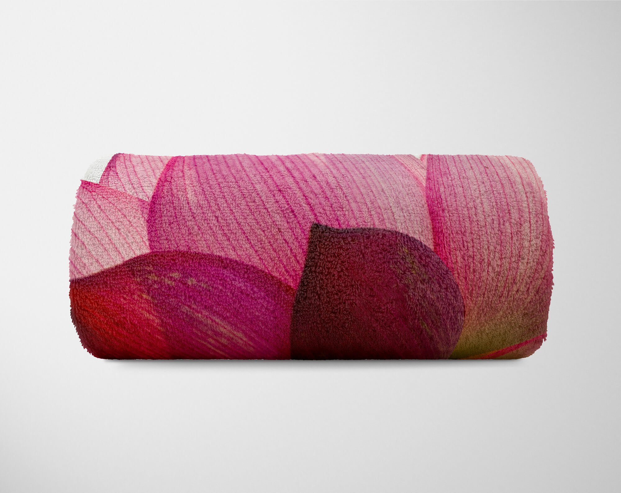 Blüte Fotoku, Baumwolle-Polyester-Mix Blume Art Sinus Saunatuch mit Strandhandtuch Fotomotiv Handtücher Kuscheldecke (1-St), Handtuch Handtuch