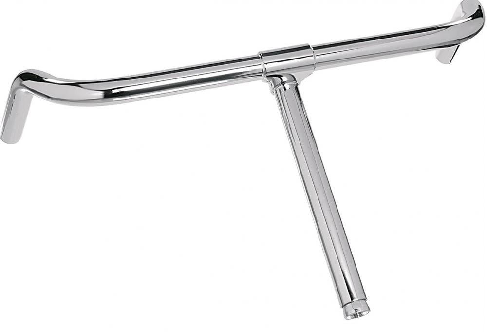Ergotec Fahrradlenker Ergotec Lenker Nostalgie fest 525 mm 80° Stahl verchromt