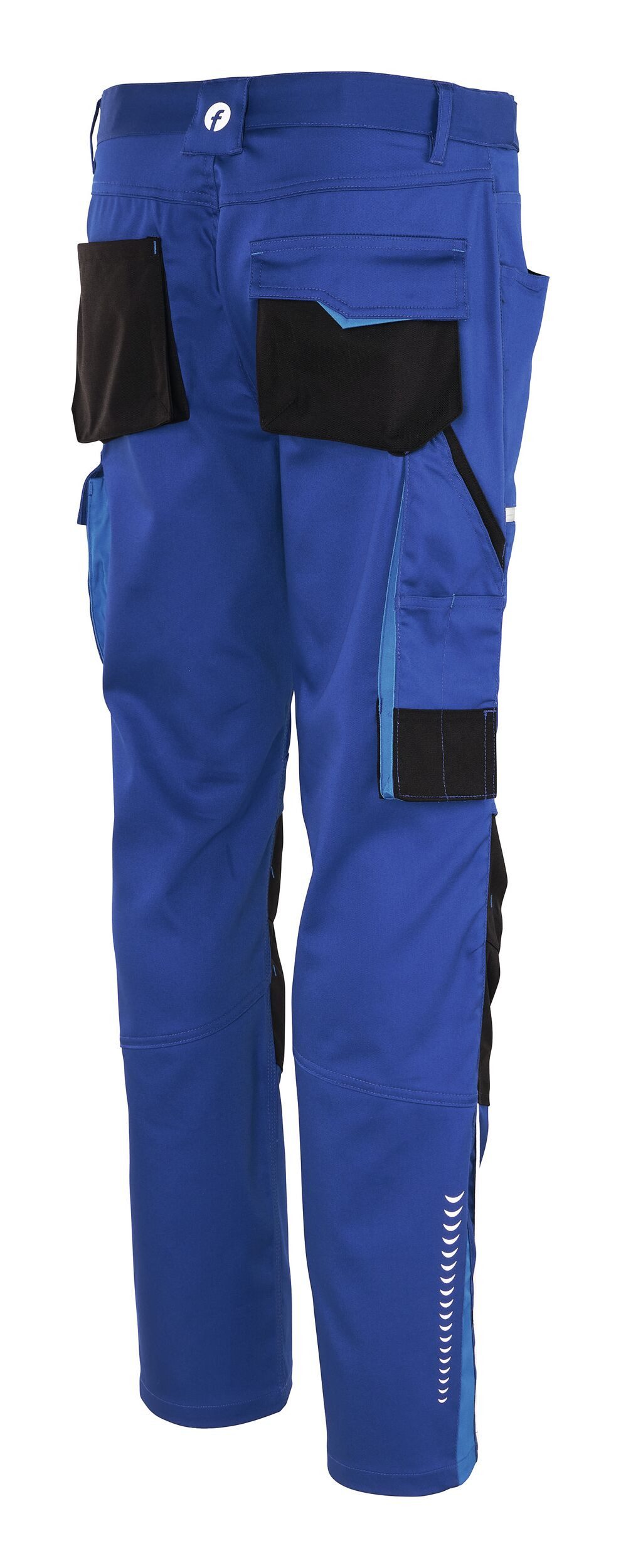 fortis Arbeitsbundhose Herren-Bundhose Flex kornblau/schwarz/blau