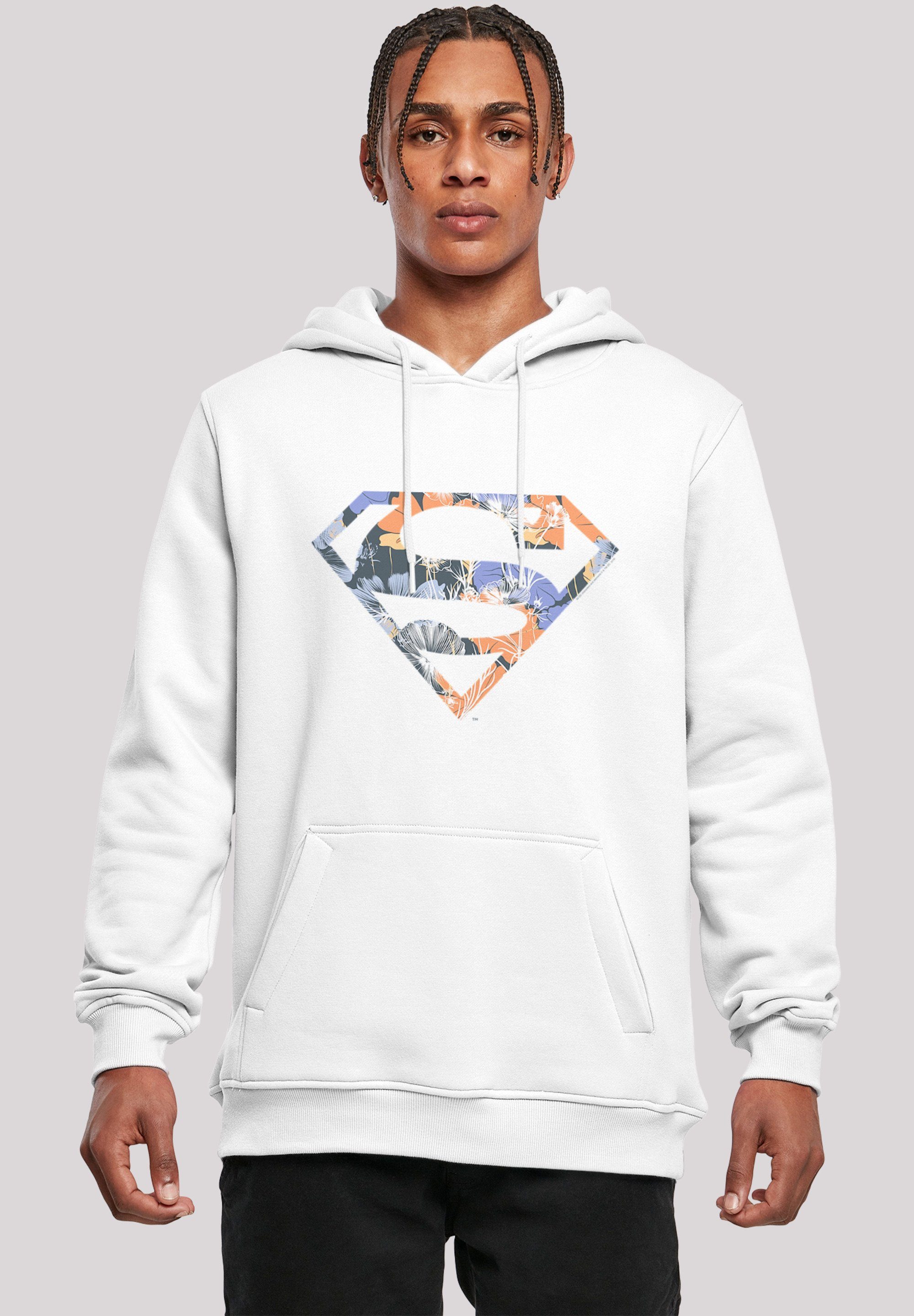 F4NT4STIC Sweatshirt Hoodie DC Superman Kapuze Floral Kängurutasche Verstellbare und Comics Merch,Slim-Fit,Kapuzenpullover,Bedruckt, Superheld geräumige Logo Herren,Premium