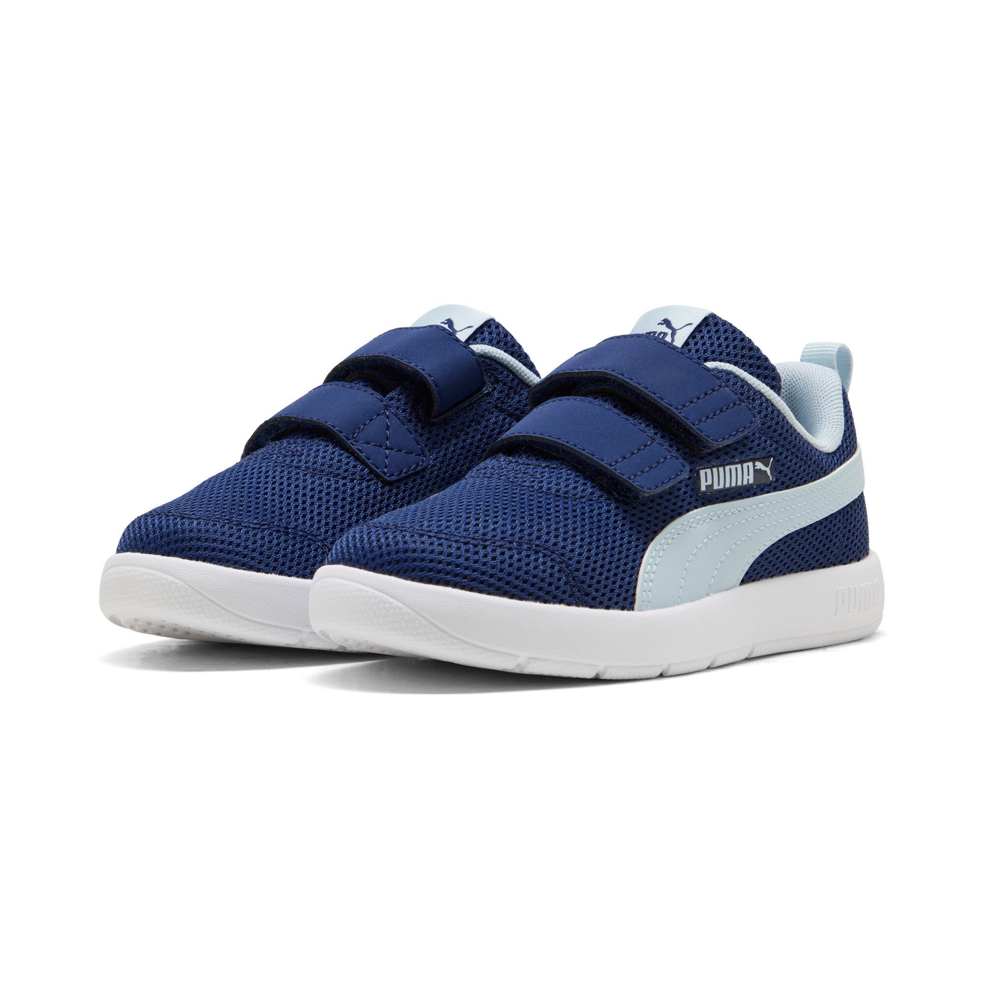 PUMA COURTFLEX V3 MESH PS Sneaker leichte profilierte Sohle, flexible Sohlenrillen, federleicht