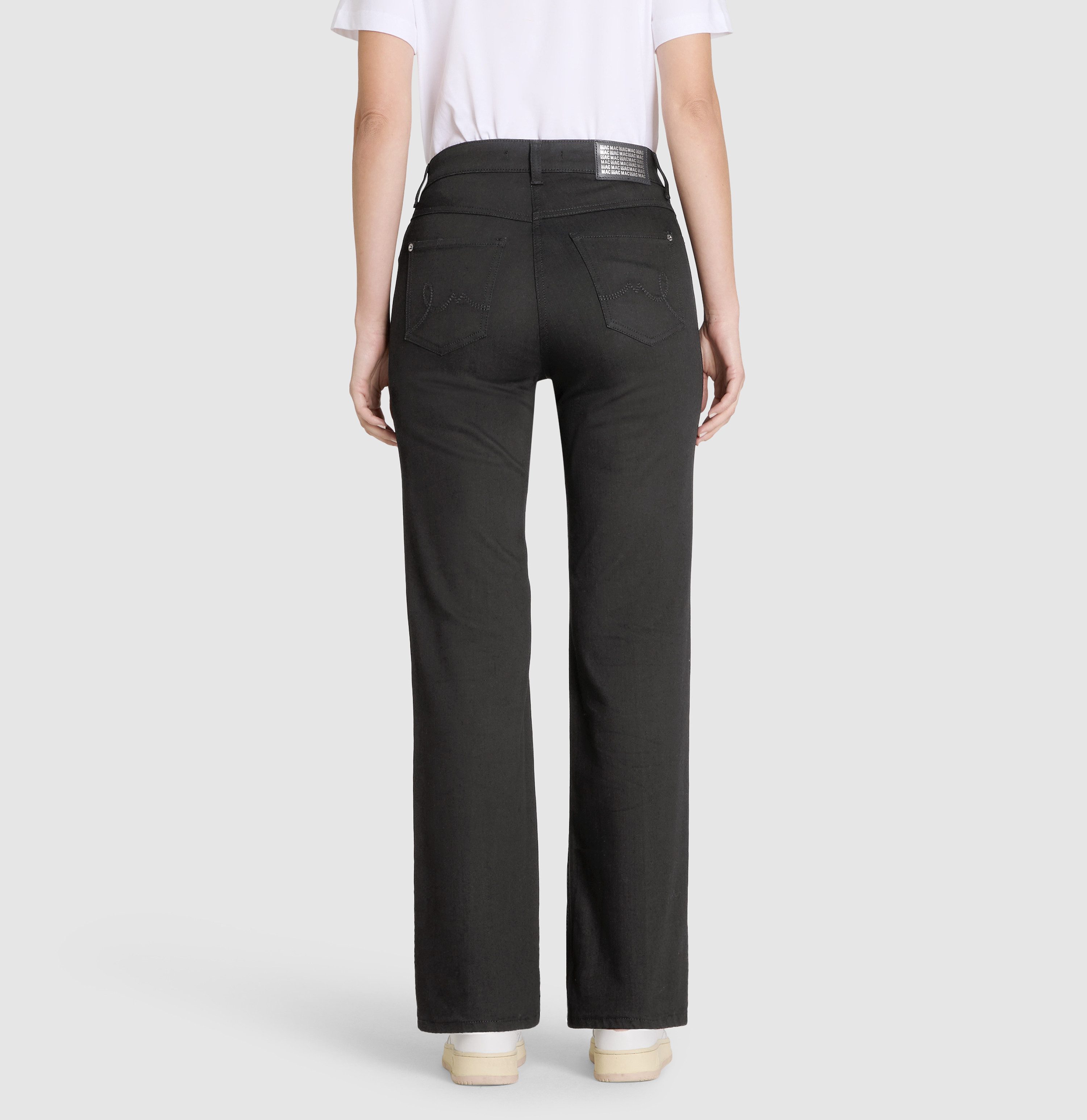 MAC Bootcut-Jeans LAURA Figurformende Denim-Qualität