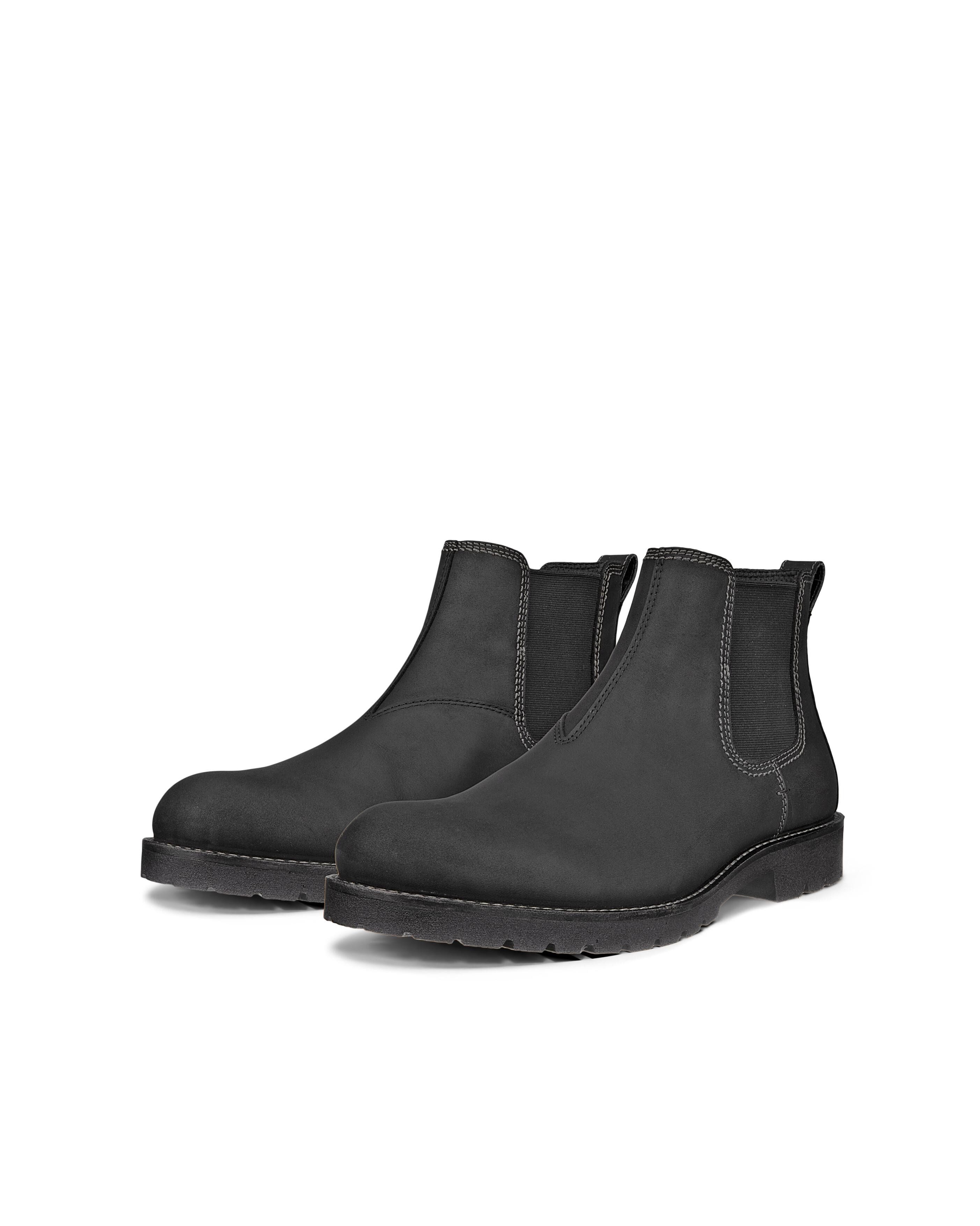 Ecco ECCO CHARLESTOWN Chelseaboots Schlupfboots, Stiefelette mit seitlichen Stretcheinsätzen, waterproof