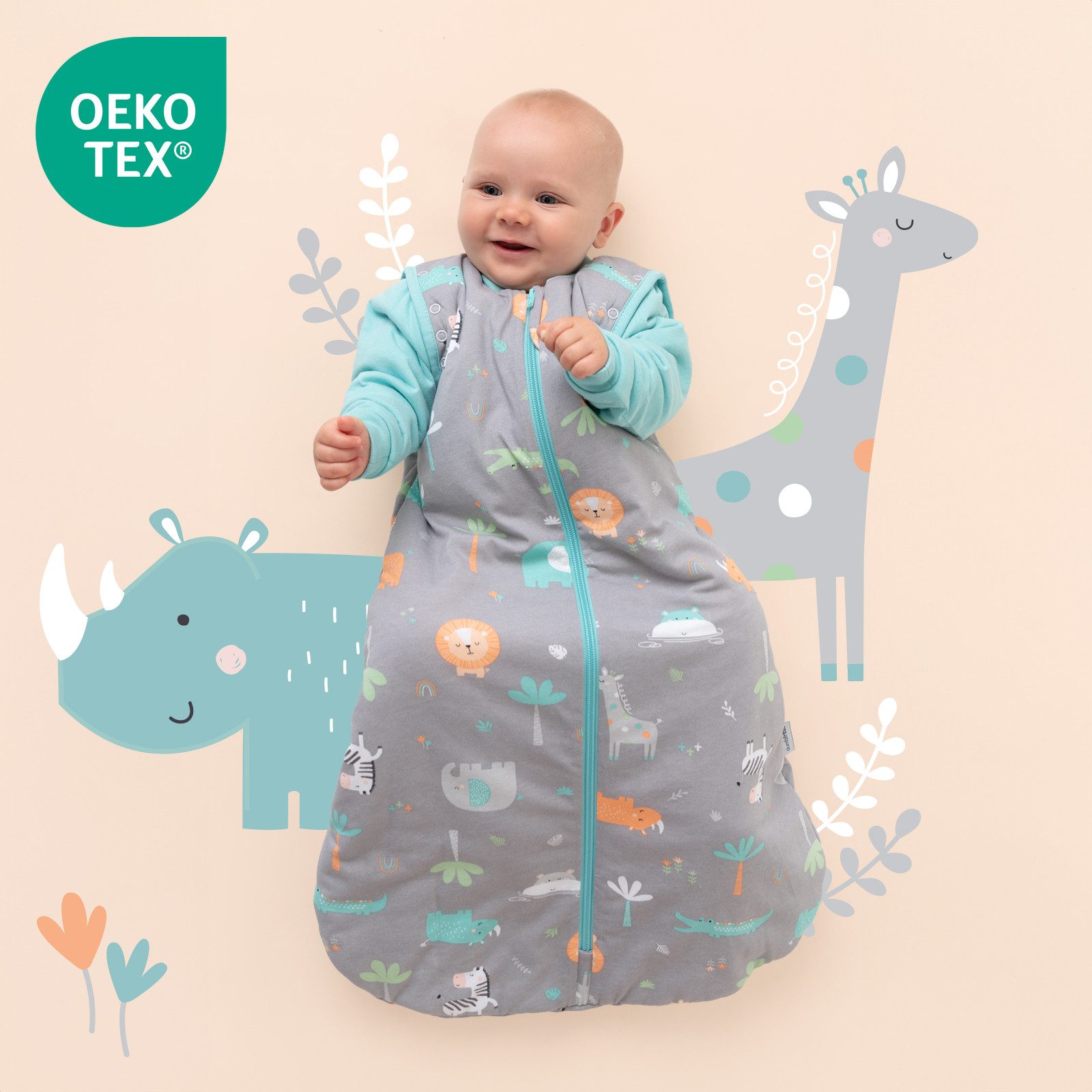 Schlummersack Kinderschlafsack Babyschlafsack, 2.5 Tog OEKO-TEX zertifizier günstig online kaufen