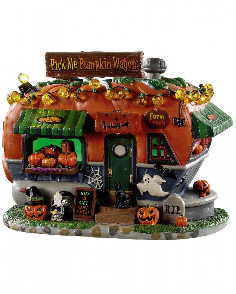 LeMax Dekofigur Pick me Pumpkin Wagon - Lemax Spooky Town