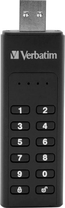 Verbatim Keypad Secure 32GB USB-Stick (USB 3.2, Lesegeschwindigkeit 160 MB/s)