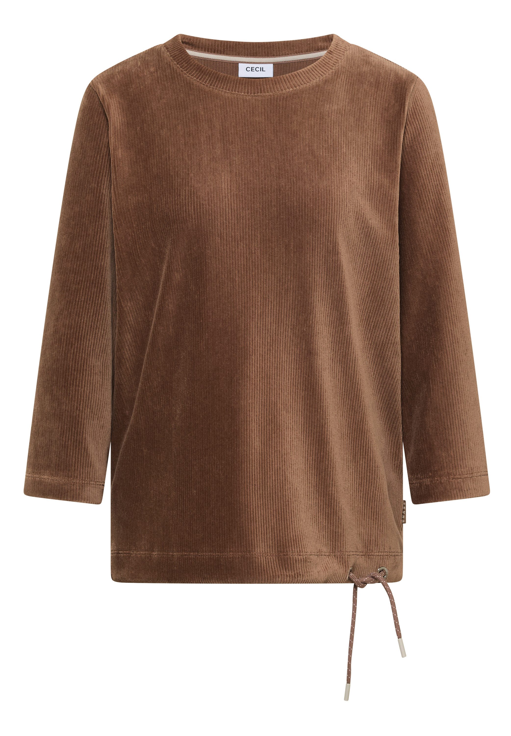 CECIL 3/4-Arm-Shirt mit Tunnelzug am Saum – Bild 4 von 5