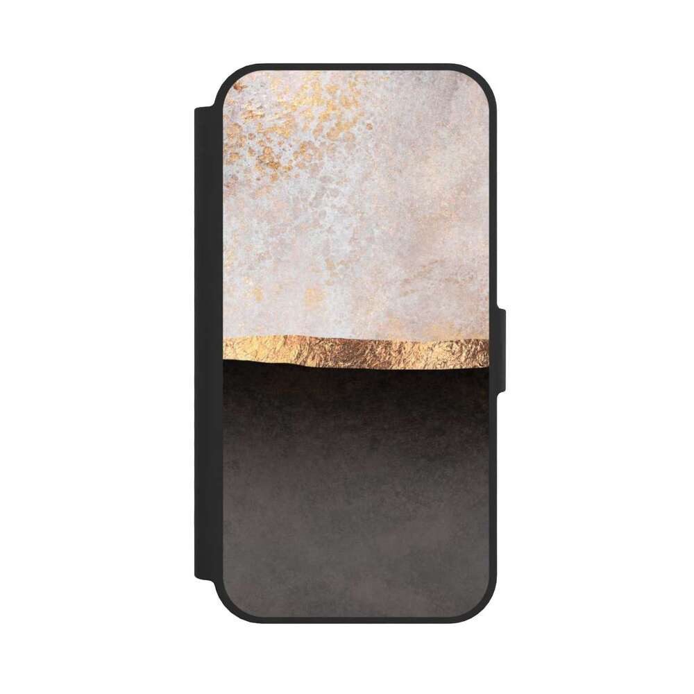 NIVOCASE Handyhülle Abstrakt Black & White Trends Concrete Sky, Apple iPhone 16e Klapphülle Handyhülle aus Kunst Leder