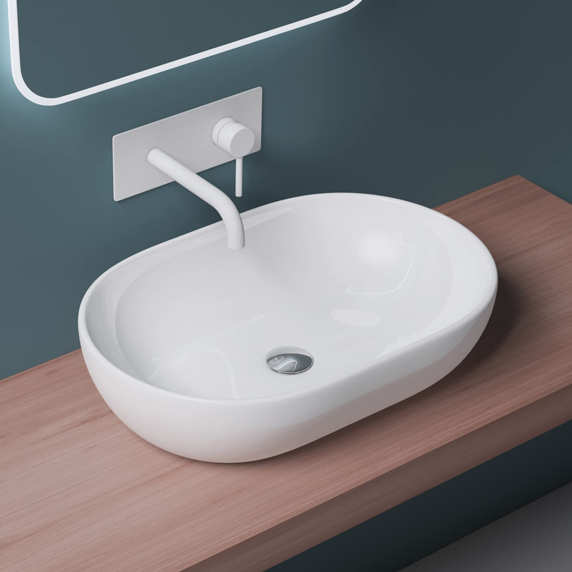 Mai & Mai Aufsatzwaschbecken Aufsatzwaschbecken Keramik günstig online kaufen