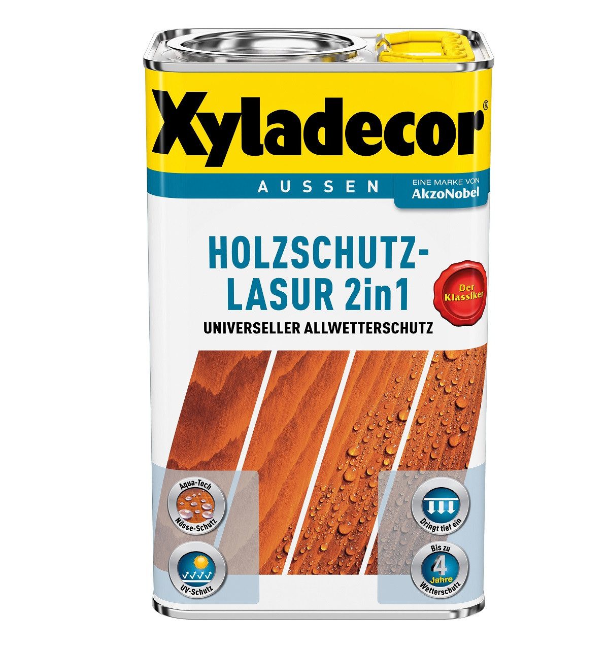 Xyladecor  Holzschutzlasur XYLADECOR Holzschutzlasur Kiefer 2,5 Ltr