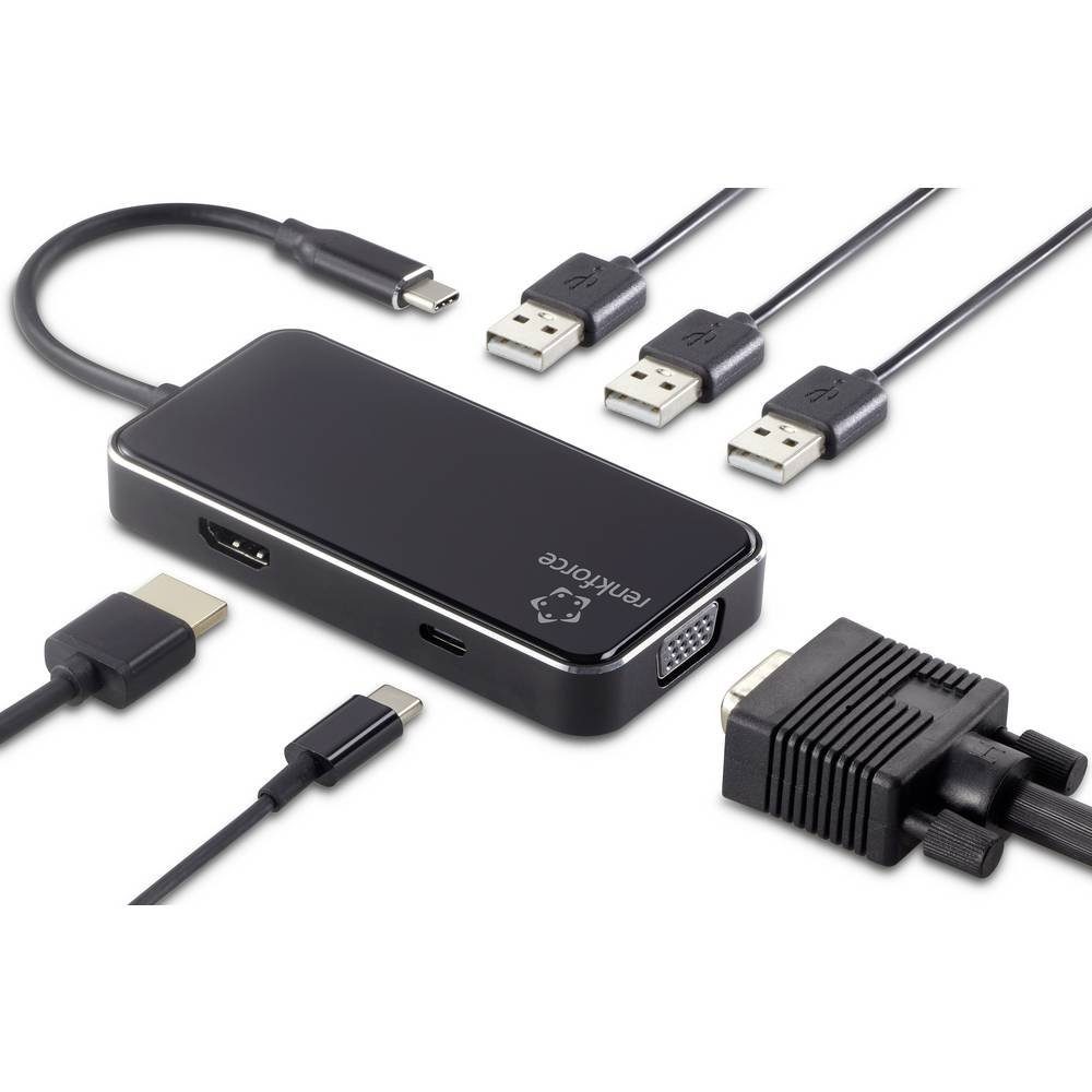 Renkforce rf-docking-10 USB-C® USB 3.2 (Gen 1) SATA 6 Gb/s 2 ports