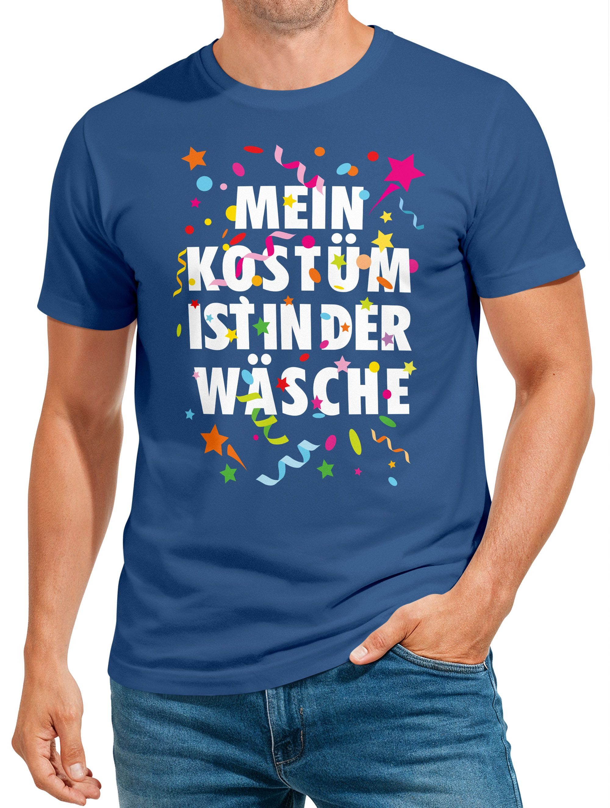 MoonWorks Print-Shirt Herren T-Shirt Fasching Karneval Kostüm Verkleidung L günstig online kaufen