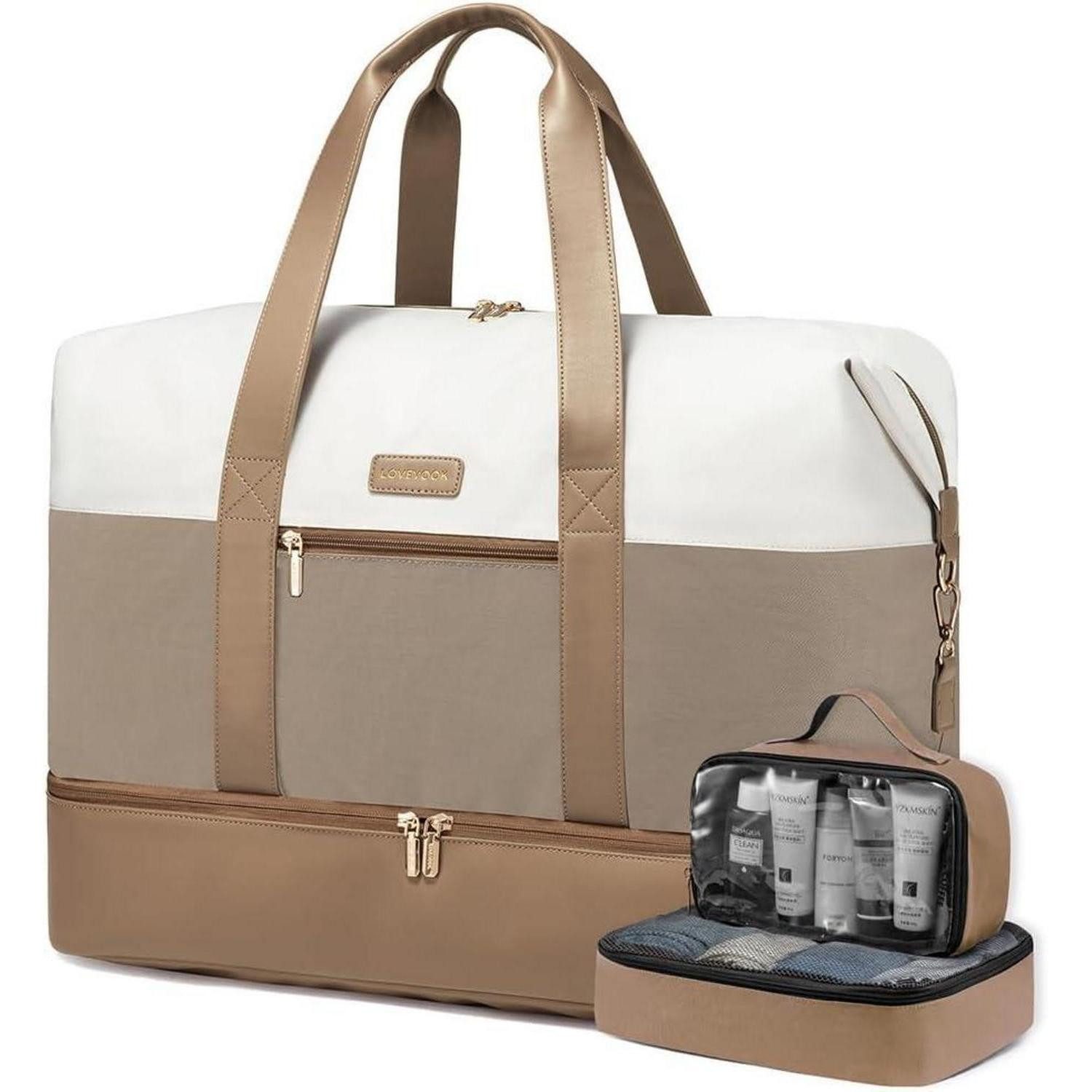 LuxusKollektion Reisetasche Reisetasche Damen Weekender Handgepäck Sporttas günstig online kaufen