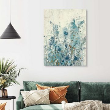 Posterlounge Alu-Dibond-Druck Tim O'Toole, Blauer Frühling, Wohnzimmer Shabby Chic Malerei