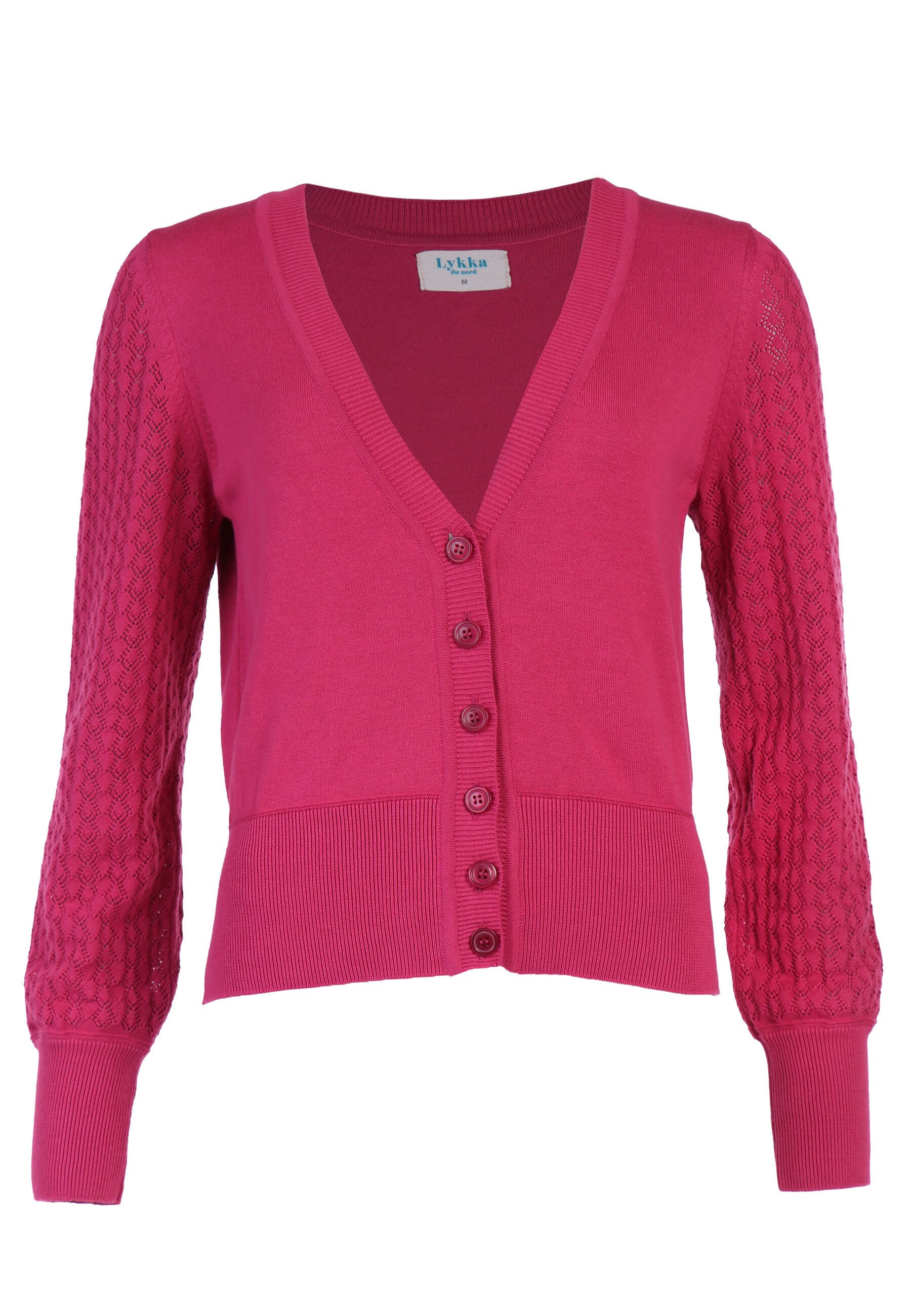 Lykka du Nord Strickjacke Bella Ajour-Strickdetails günstig online kaufen
