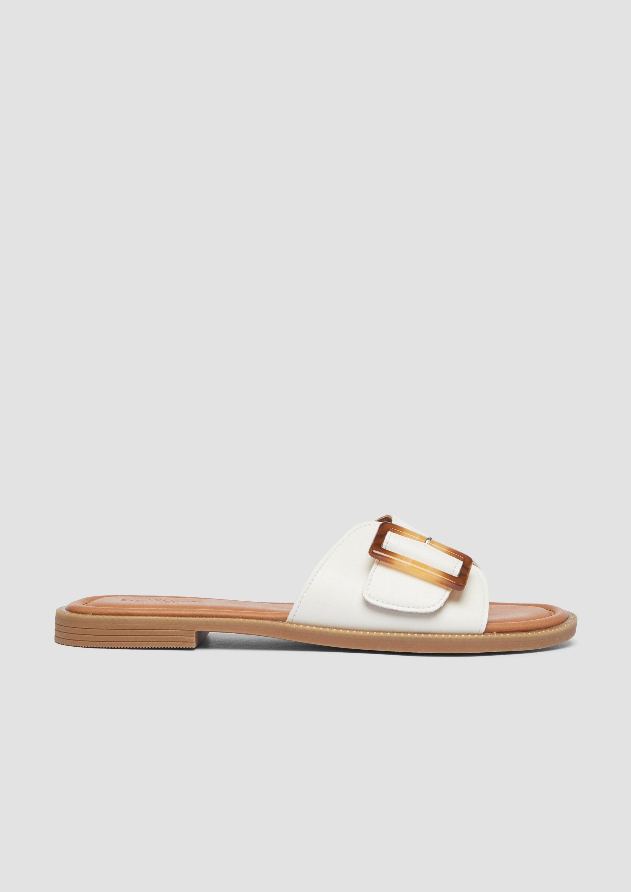 s.Oliver Sandalen Sandale Slides mit Schmuck-Detail