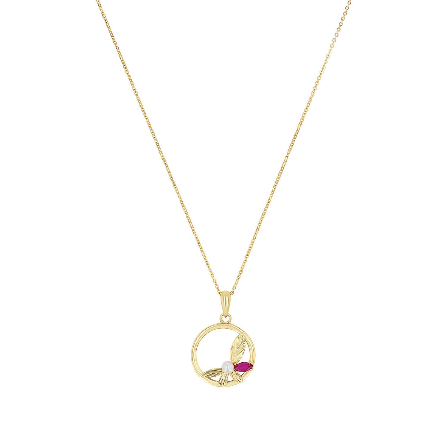 Kette mit Anhänger Schmuck Geschenk, Perle