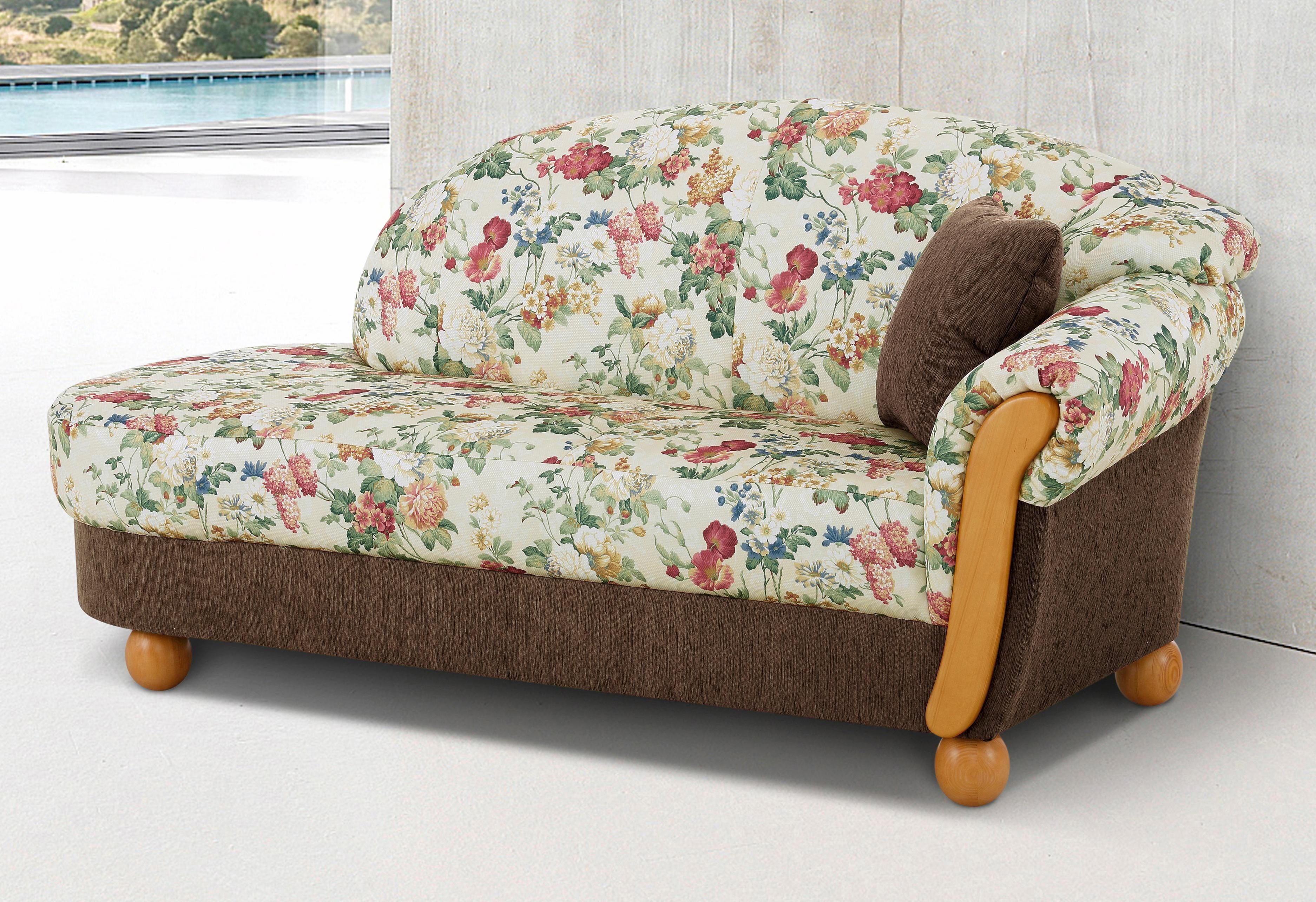 Home affaire Ottomane Milano, bequemes solitär Sofa im Landhaus-Stil, B/T/H 181/79/83cm