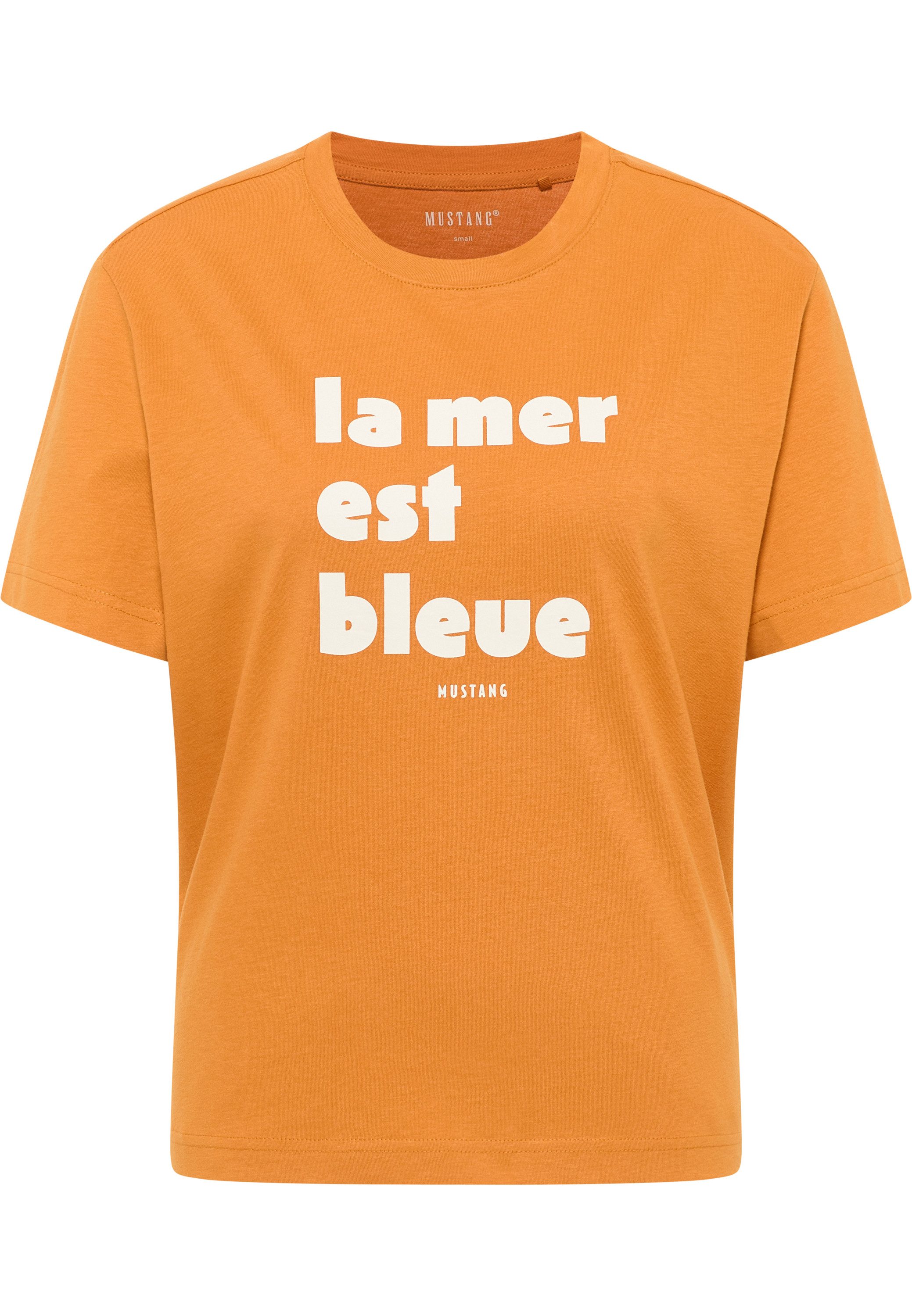 MUSTANG Kurzarmshirt Damen Style Floris günstig online kaufen