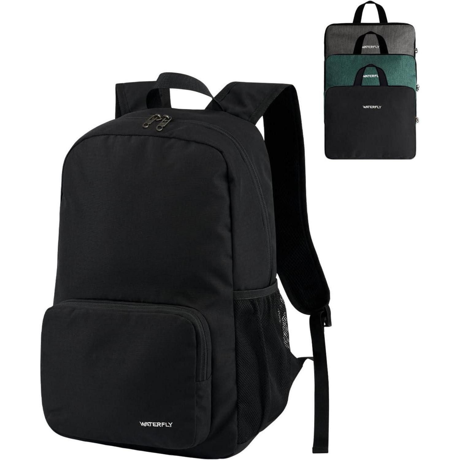 Tagesrucksack Faltbarer Wanderrucksack 20L: Leichter Klapprucksack Daypack mit