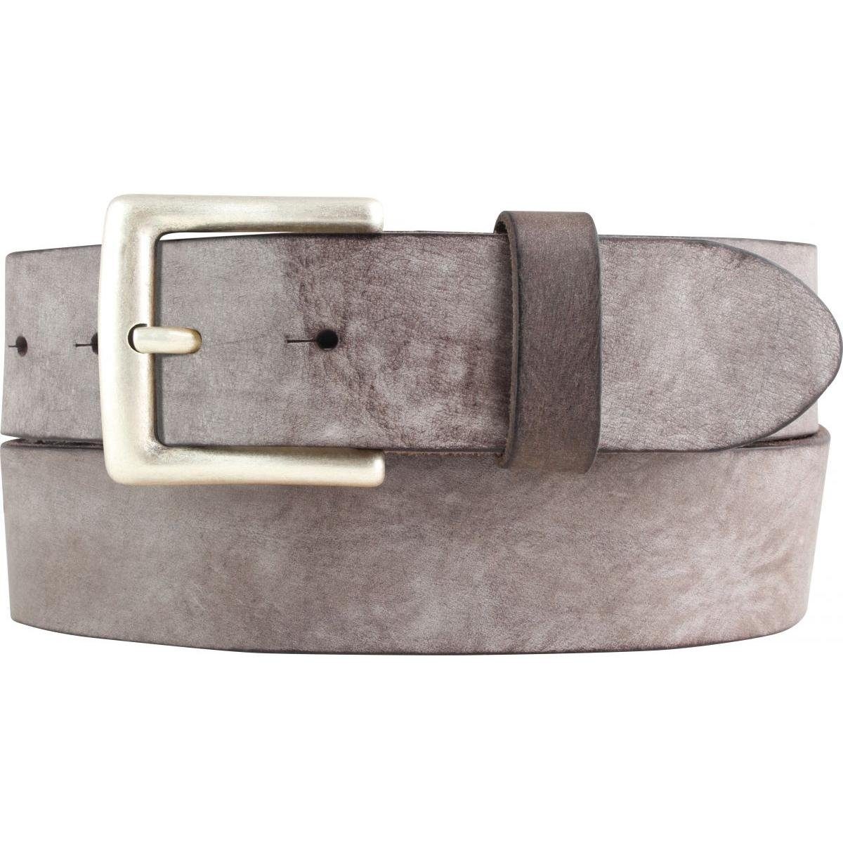 BELTINGER Ledergürtel Gürtel aus weichem Vollrindleder Used-Look 4 cm - Led günstig online kaufen