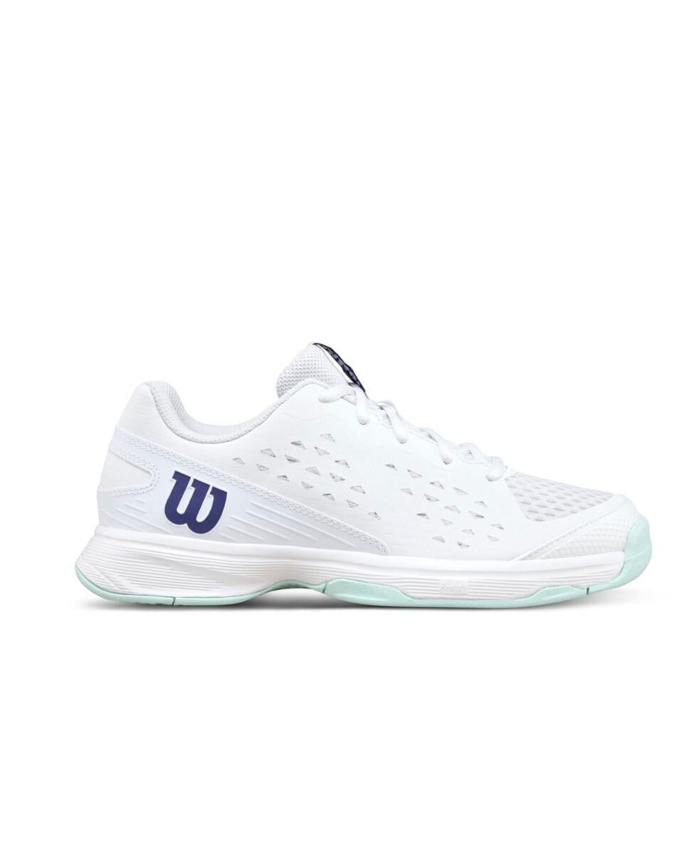 Wilson Rush Pro L Allcourt 2026 weiss/hellblau Kinder Tennisschuh