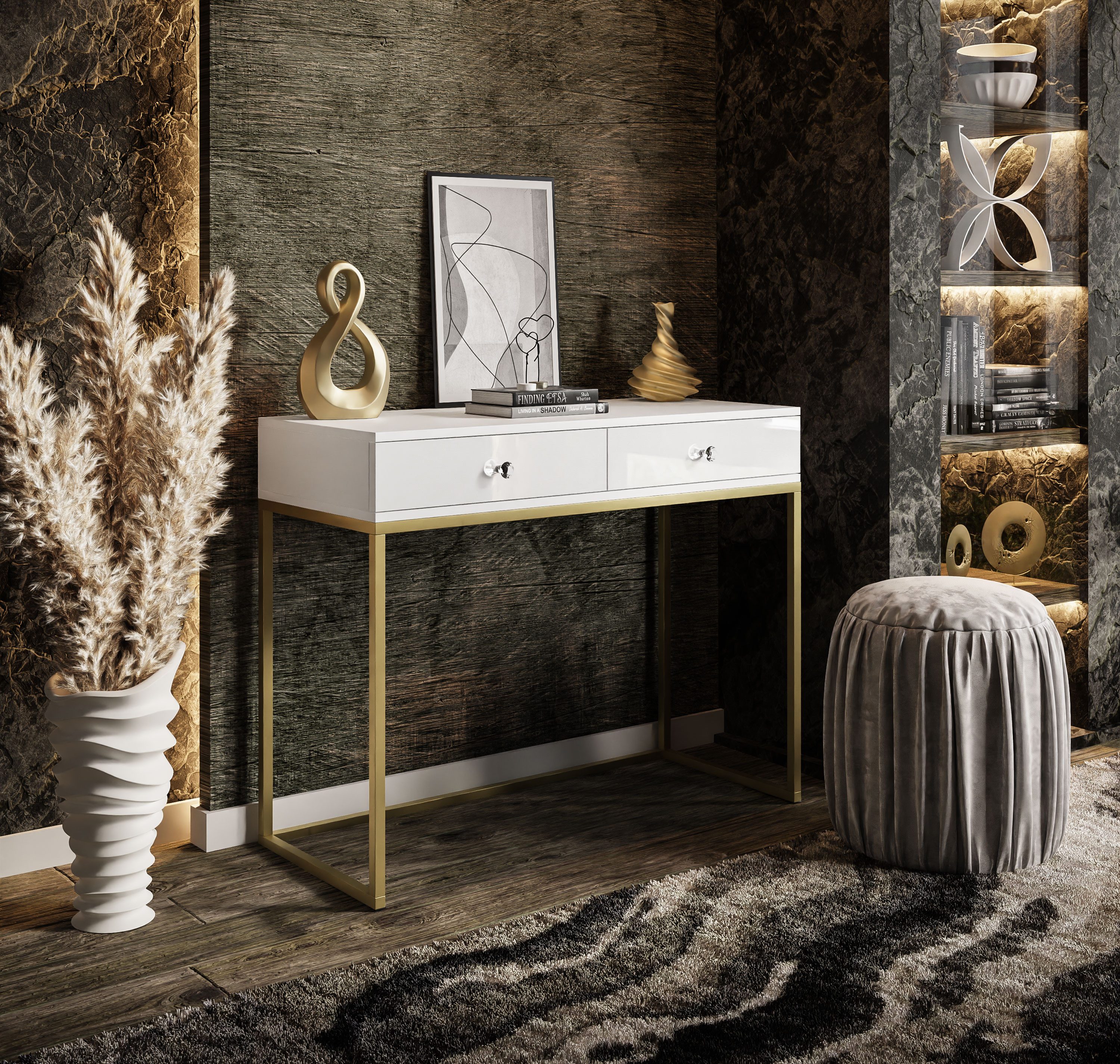 Lookway Konsolentisch BLANCO GOLD II (1x günstig online kaufen