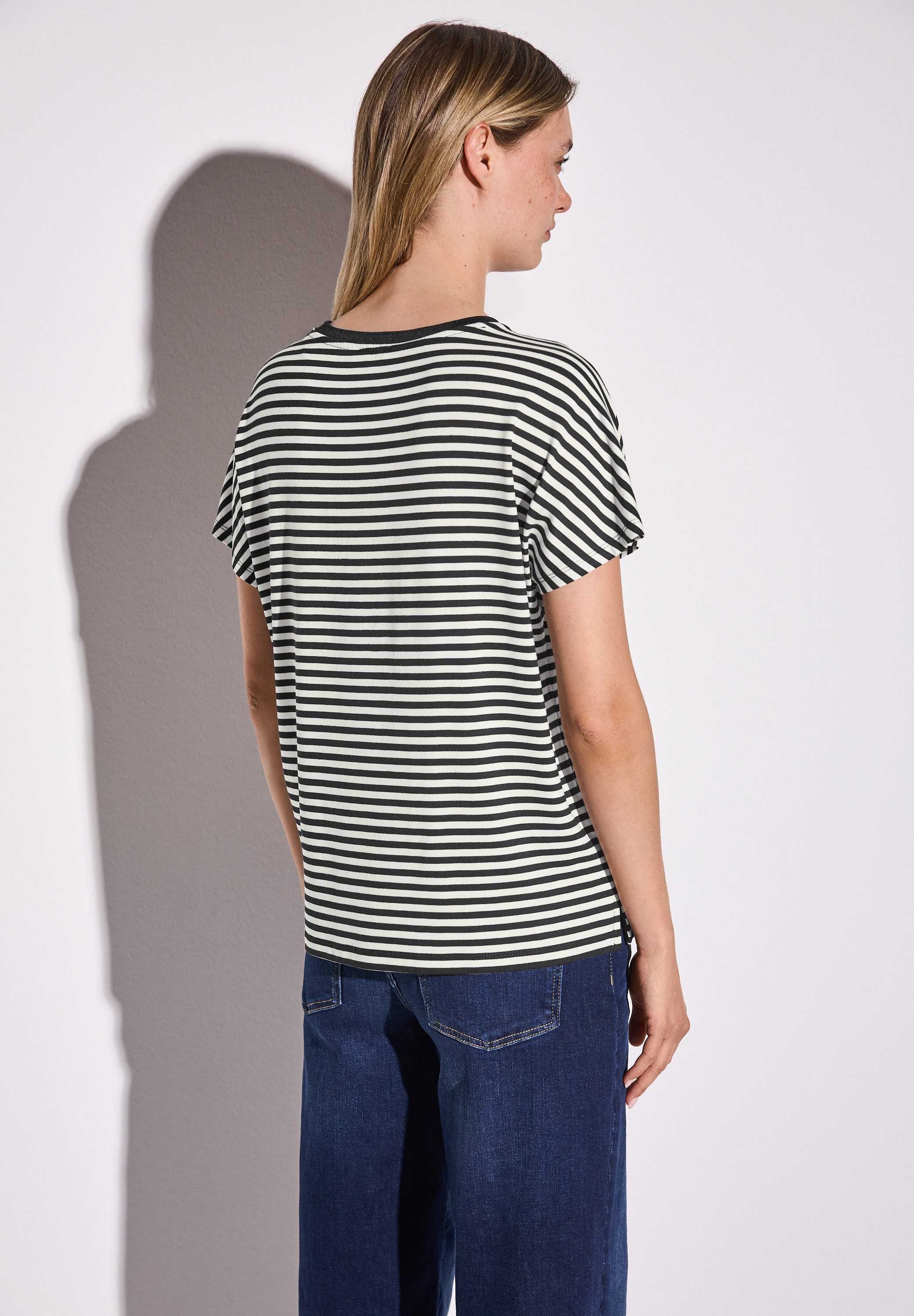 STREET ONE T-Shirt, aus strecthigem Viskosematerial günstig online kaufen