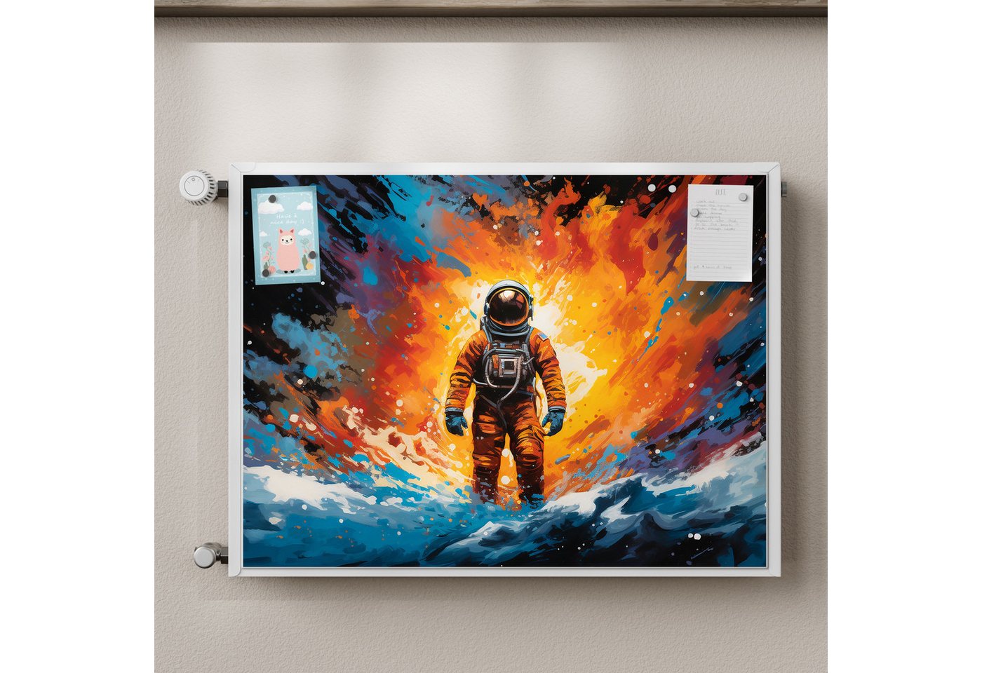Thumbnail - DEQORI Magnetfolie 'Kosmischer Traum', beschreibbar Heizung Magnetmatte magnetisch Magnetfolie