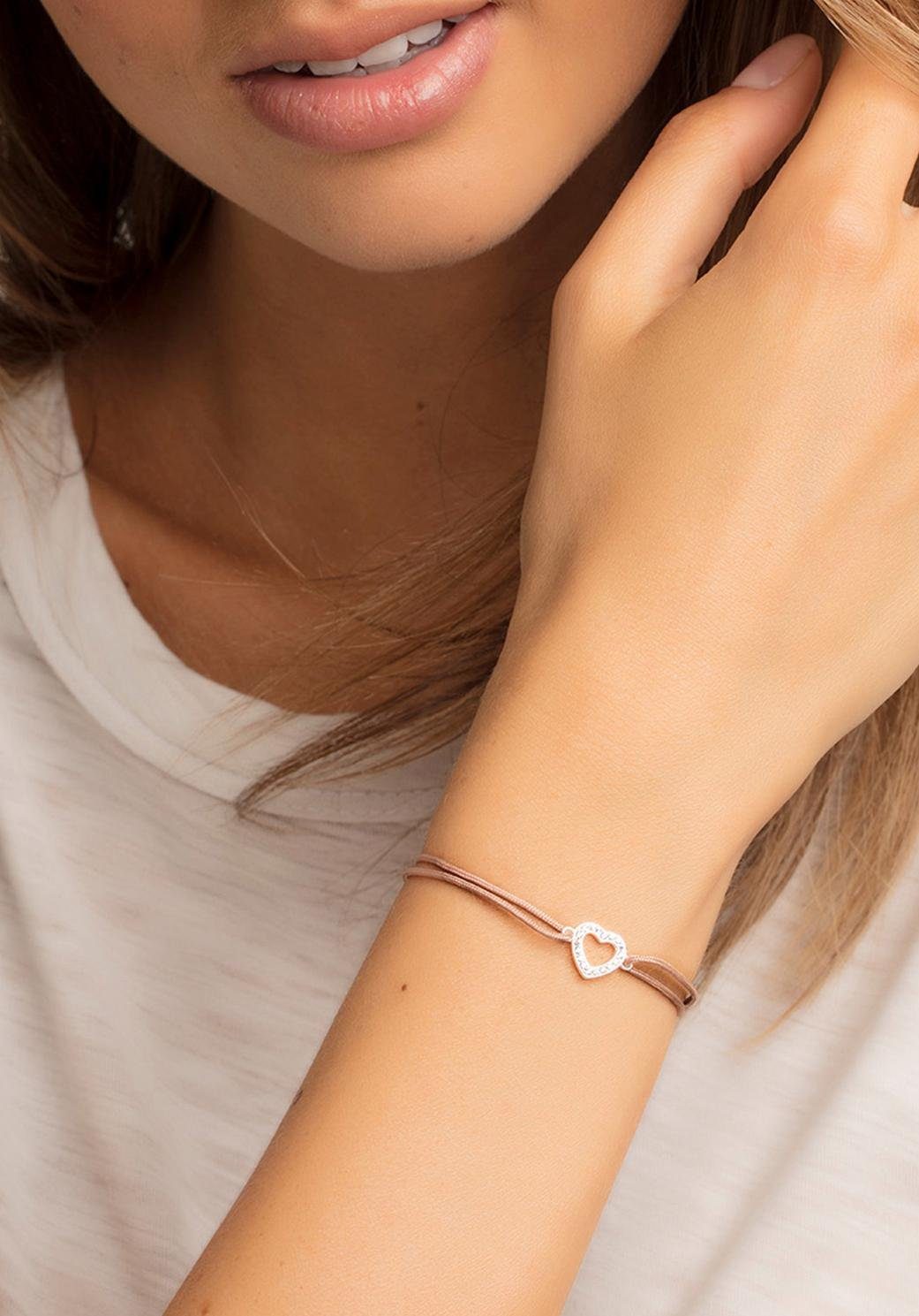 THOMAS SABO Armband Little Secret Herz, mit Zirkonia