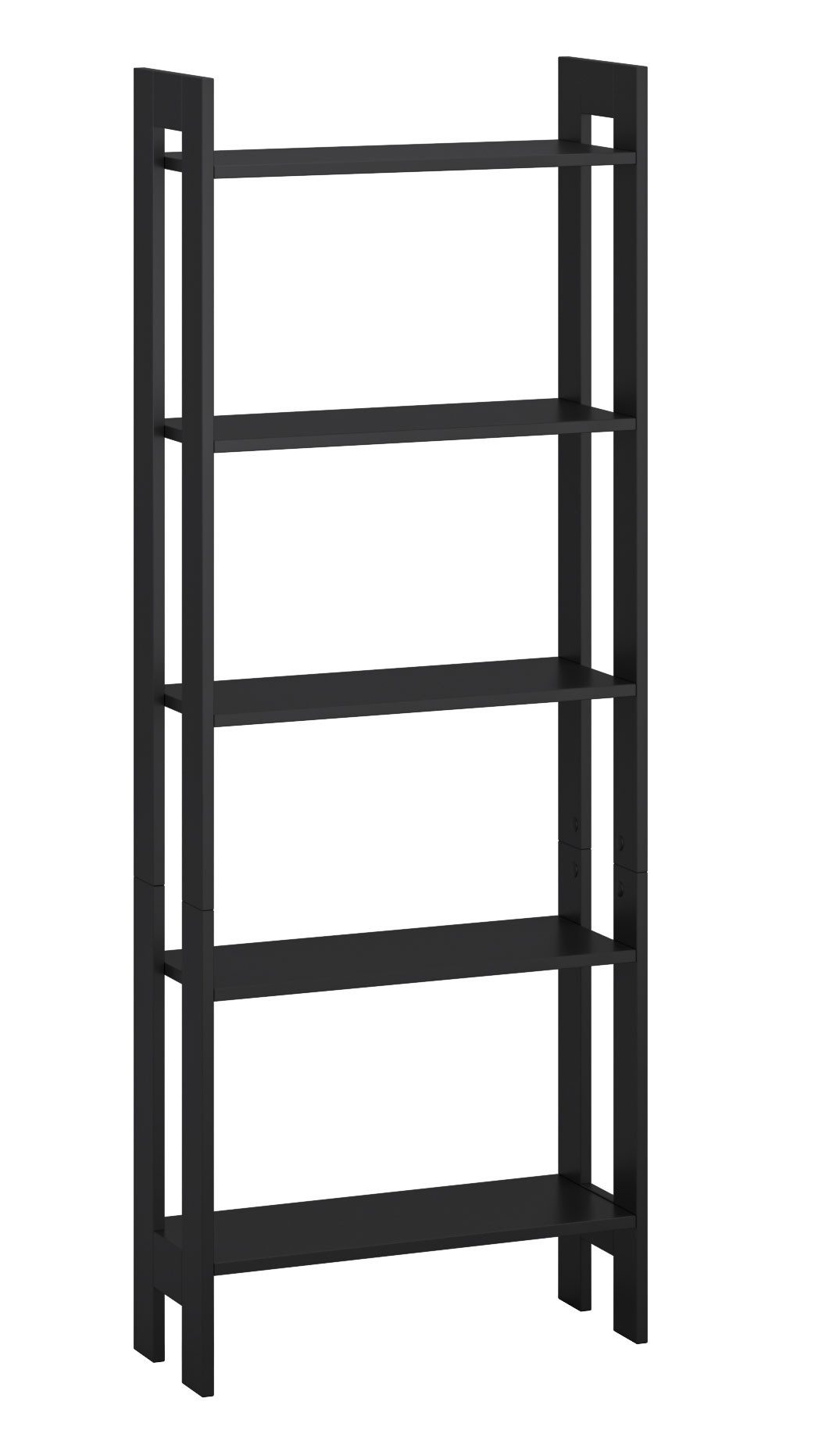 Feldmann-Wohnen Bücherregal R651, mit 5 Boden 1-tlg., 62x24x165,5cm schwarz
