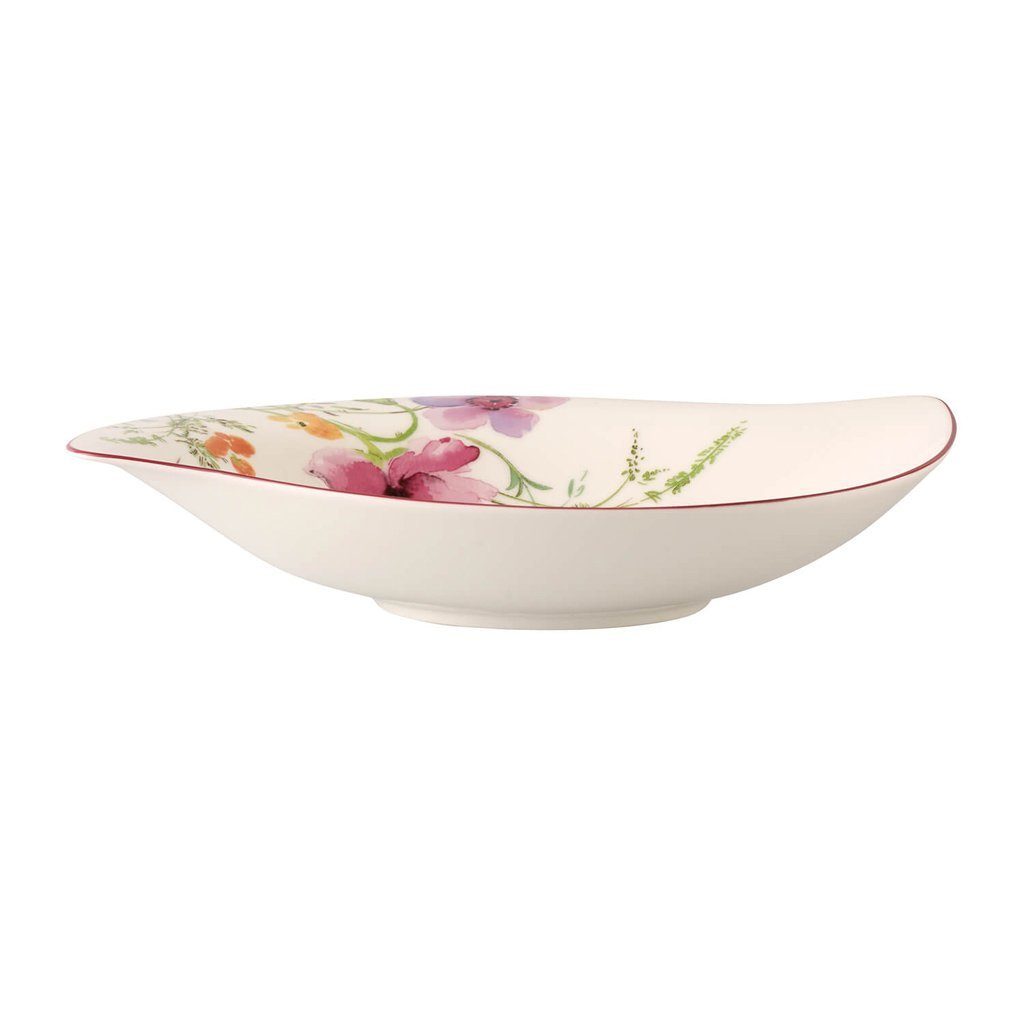 Villeroy & Boch Müslischale Mariefleur Serve & Salad flache Schale 34 cm, Porzellan, (1-tlg)