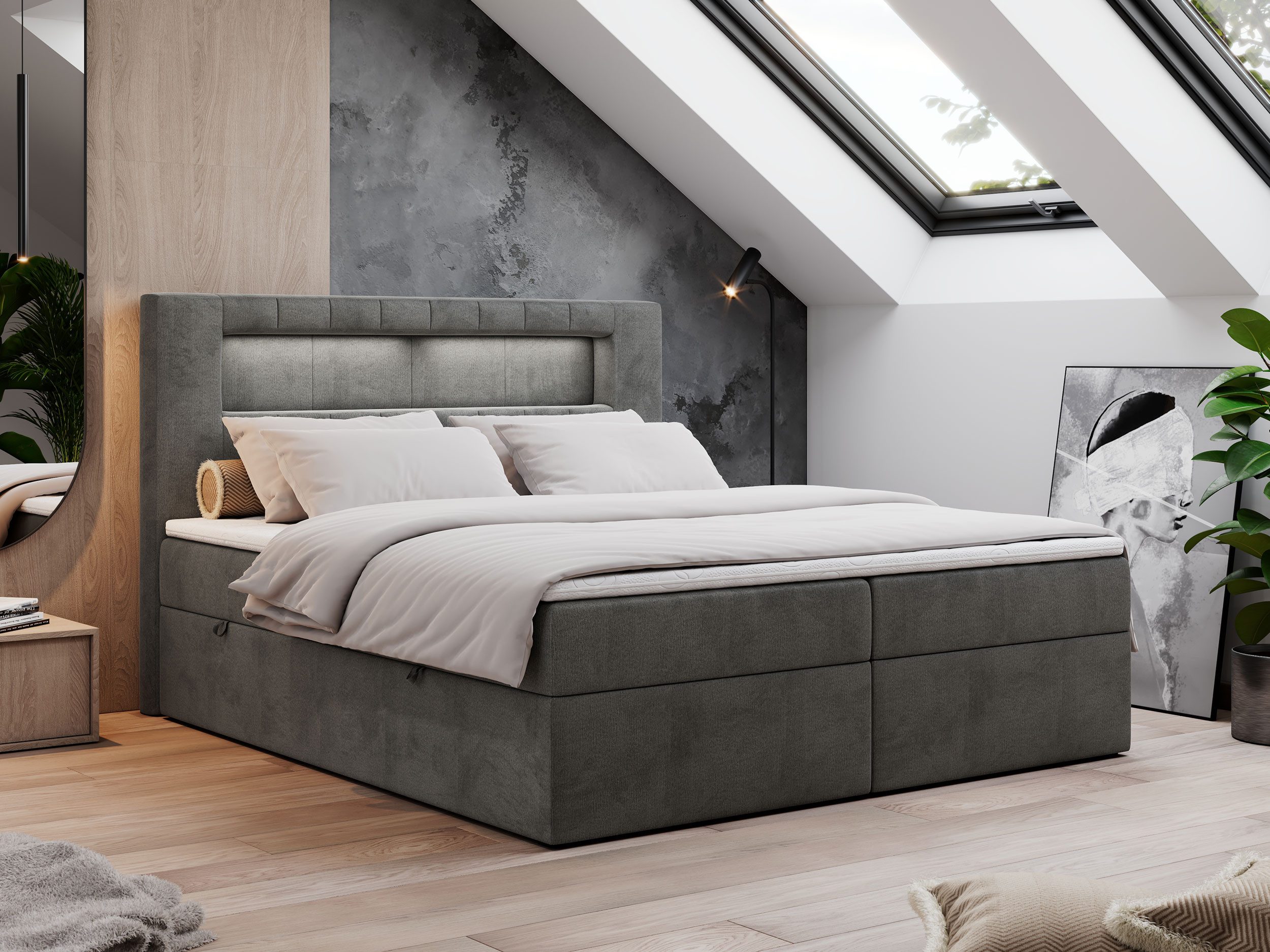 MKS MÖBEL Boxspringbett GOLD5 (Set, Packung, günstig online kaufen