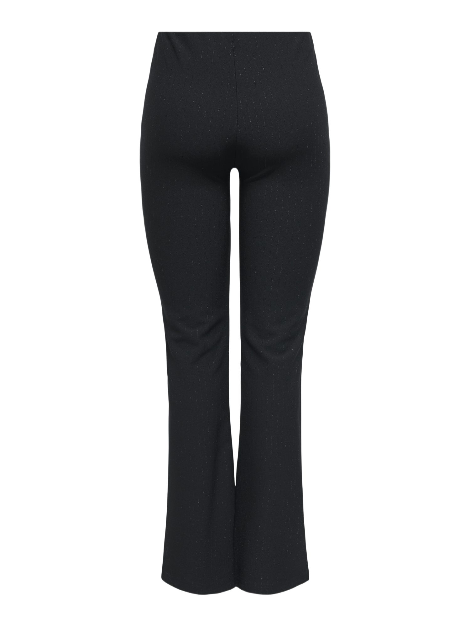 ONLY Stoffhose schwarz, Casual, Polyester, Unifarben, Flared Fit, Mittel