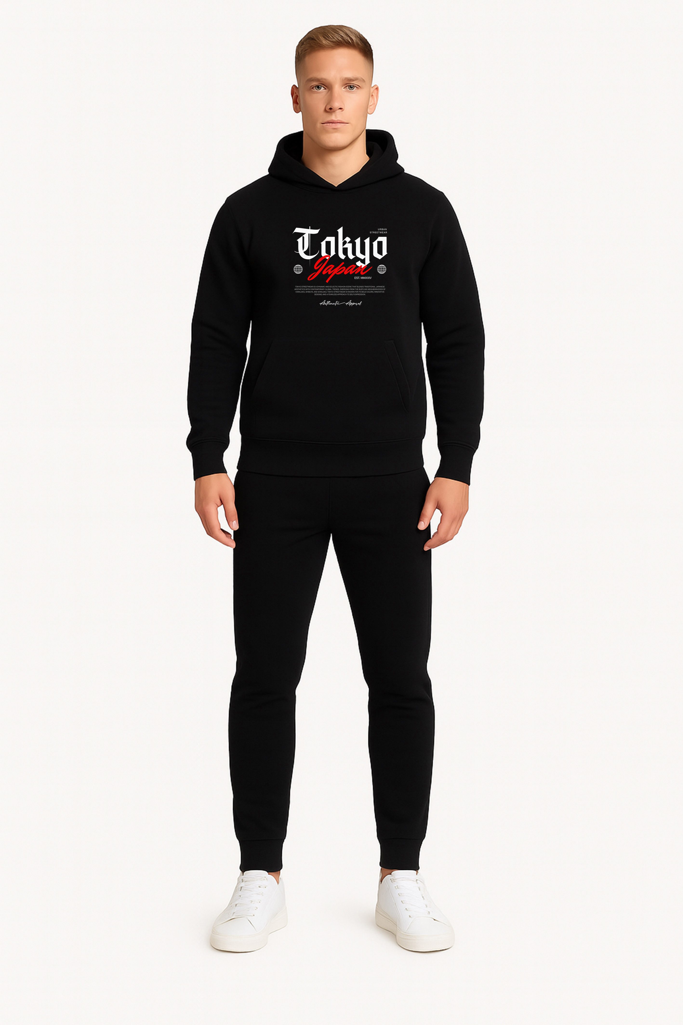 Banco Kapuzensweatshirt Herren Hoodie mit TOKYO günstig online kaufen