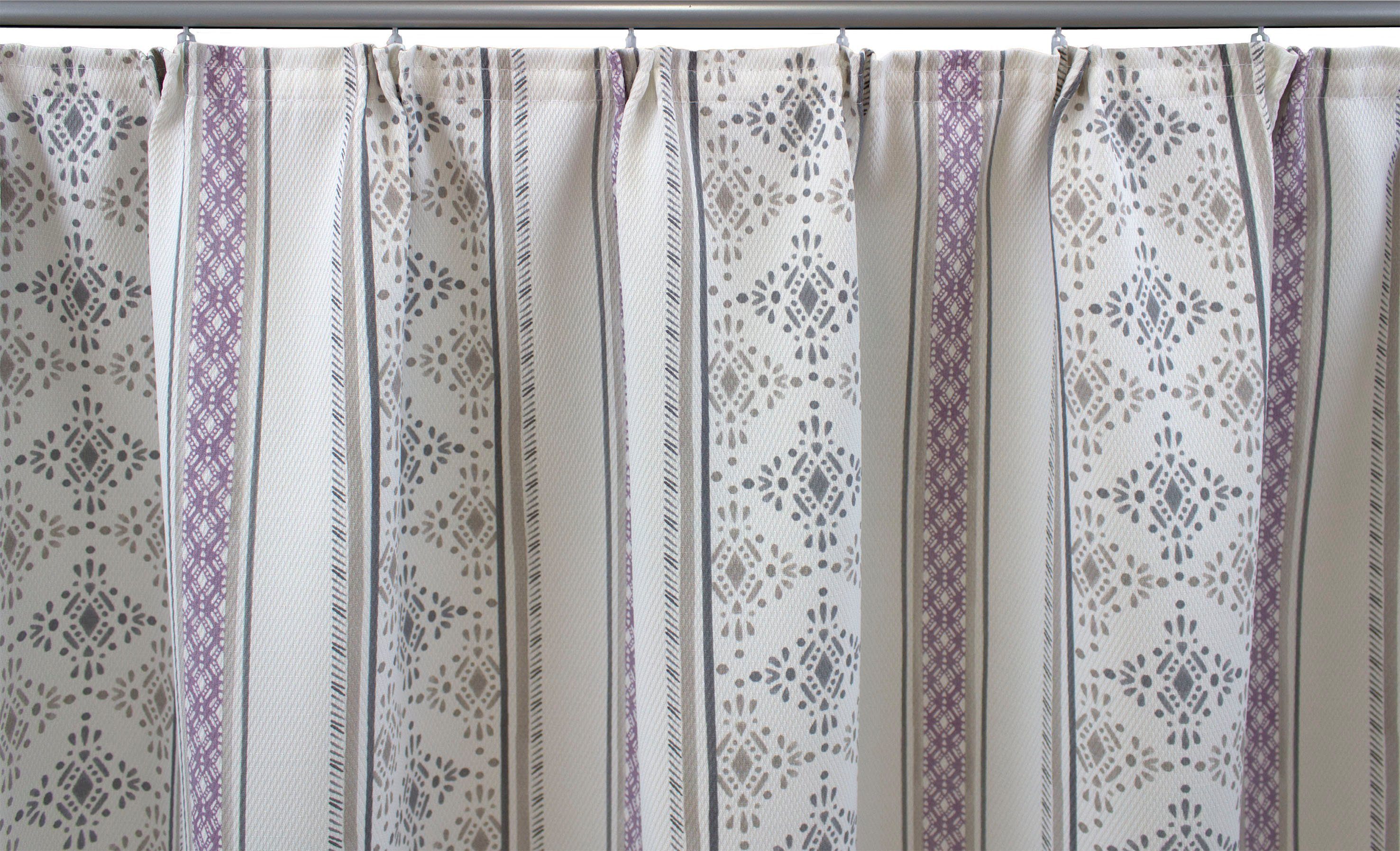 Kräuselband (1 Rhona, lavendel St), blickdicht VHG, Vorhang