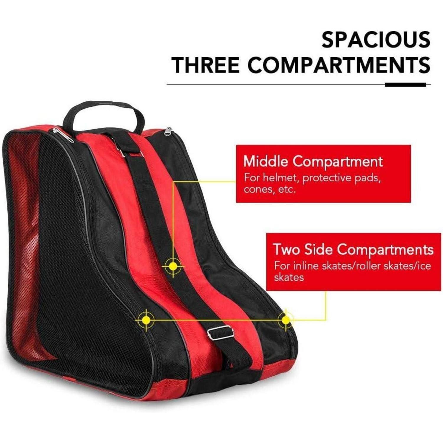 LuxusKollektion Skate Bag Skate Tragetasche Kinder Wasserabweisend Atmungsaktiv 2-blue