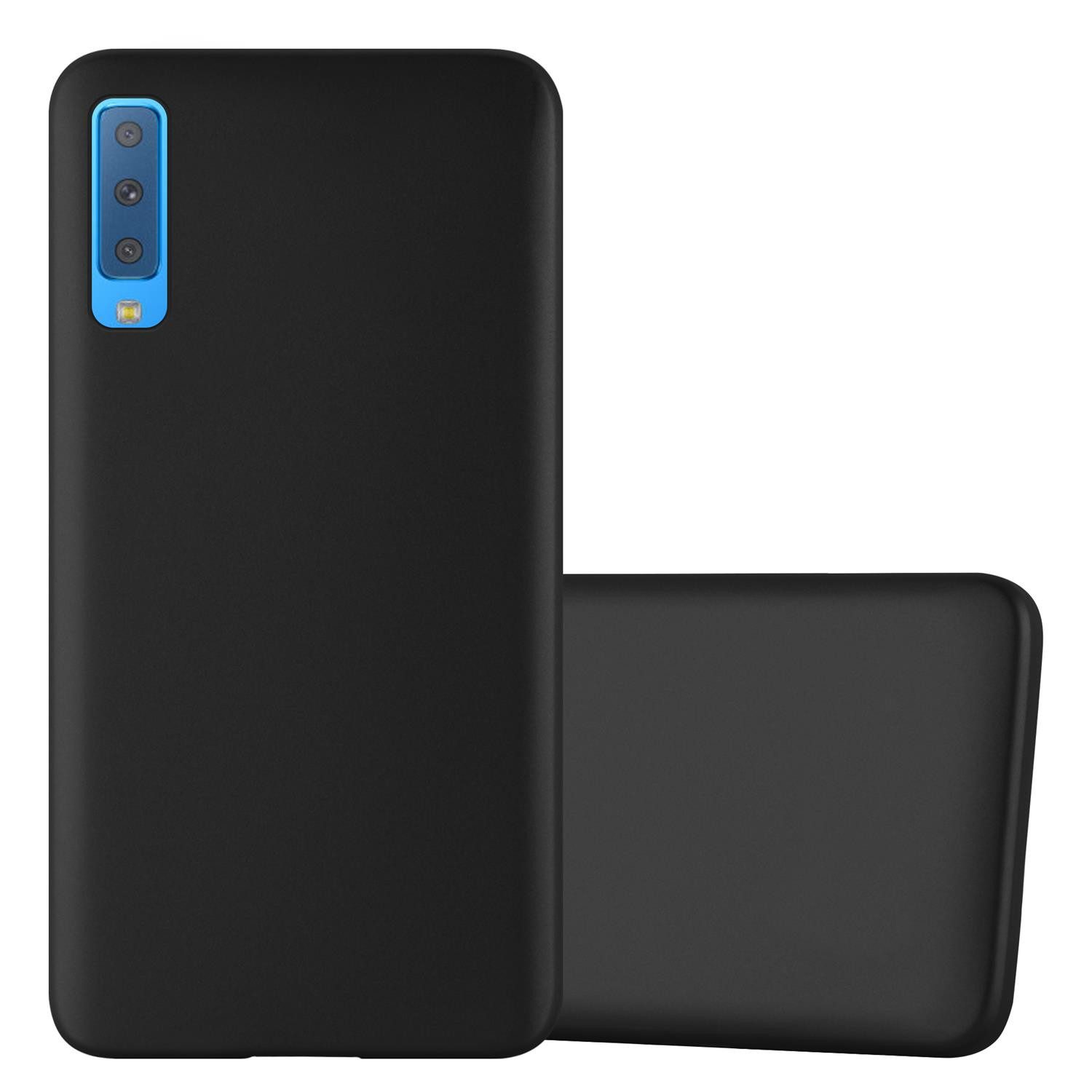 Cadorabo Handyhülle für Samsung Galaxy A7 2018 Hülle Samsung Galaxy A7 2018, Flexible TPU Silikon Handy Schutzhülle - Hülle - ultra slim