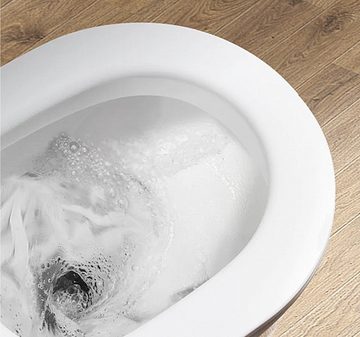 BAYLI Einweghandschuhe 40 Stück Einweg WC Sitzauflagen 38x46cm - Hygienischer Toilettenschutz