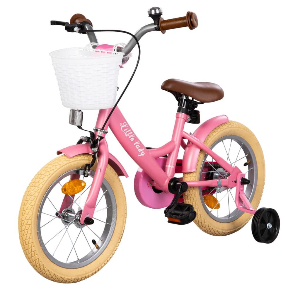 Kinderfahrrad Fahrrad - pink - 14 Zoll