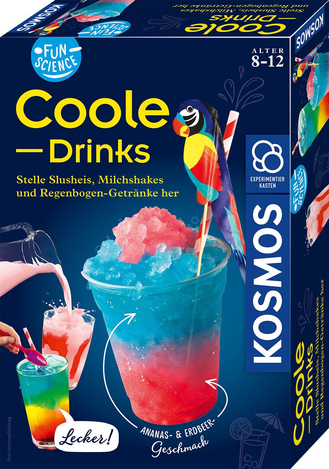 Kosmos Experimentierkasten Fun Science Coole Drinks, Made in Germany